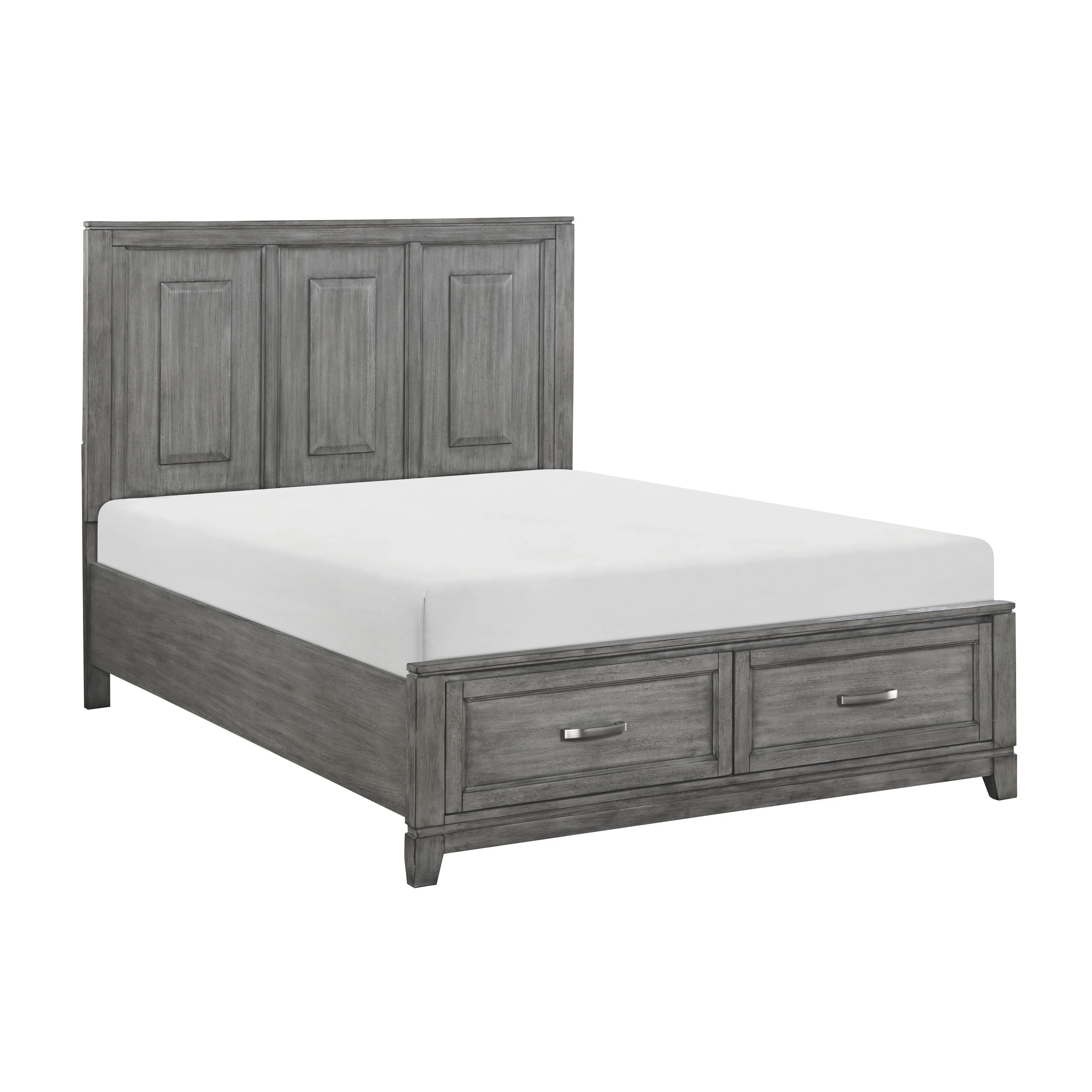 Homelegance Garretson 1450-1* Queen Platform Bed with Footboard Storage - Image 3