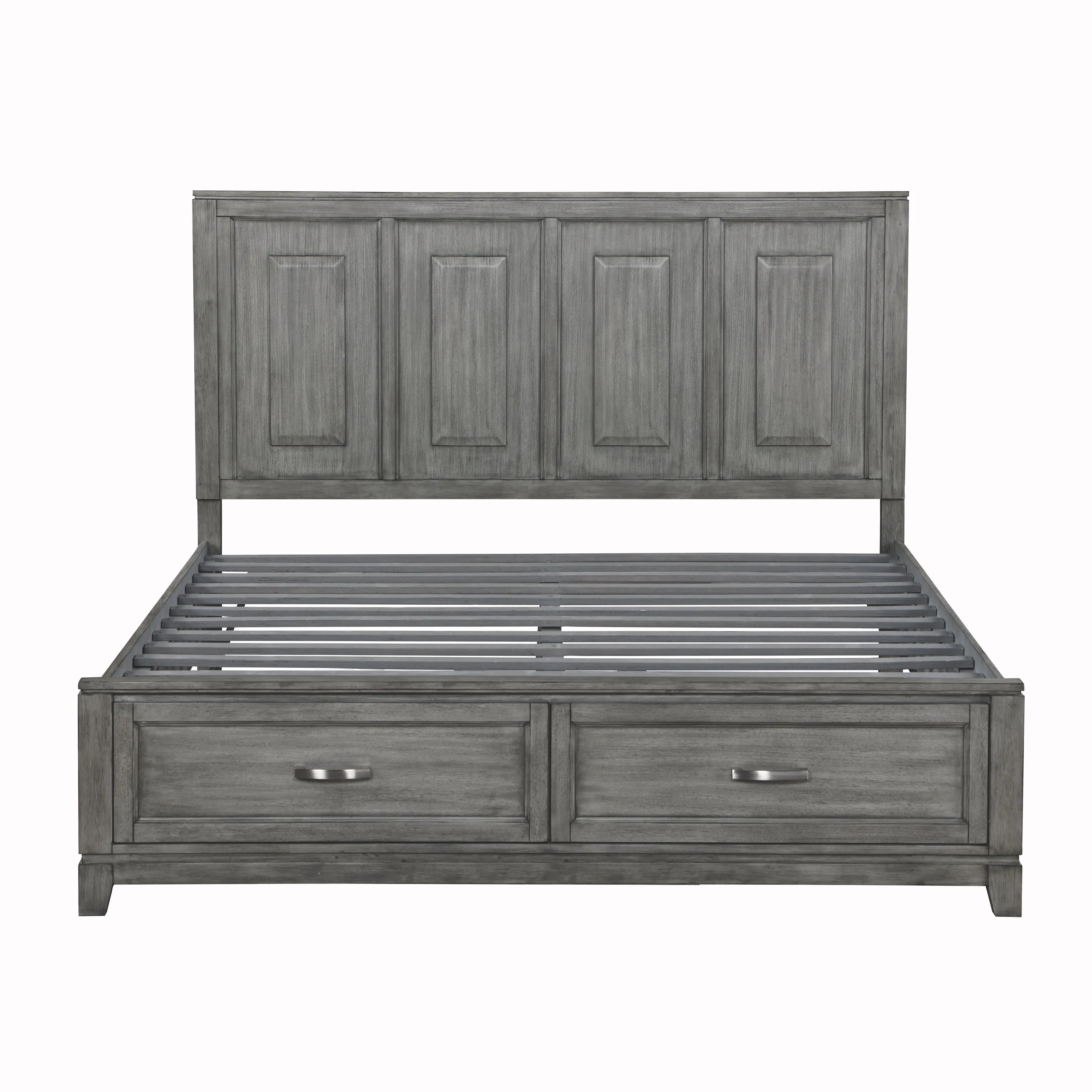 Homelegance Garretson 1450K-1EK* Eastern King Platform Bed with Footboard Storage - Image 2