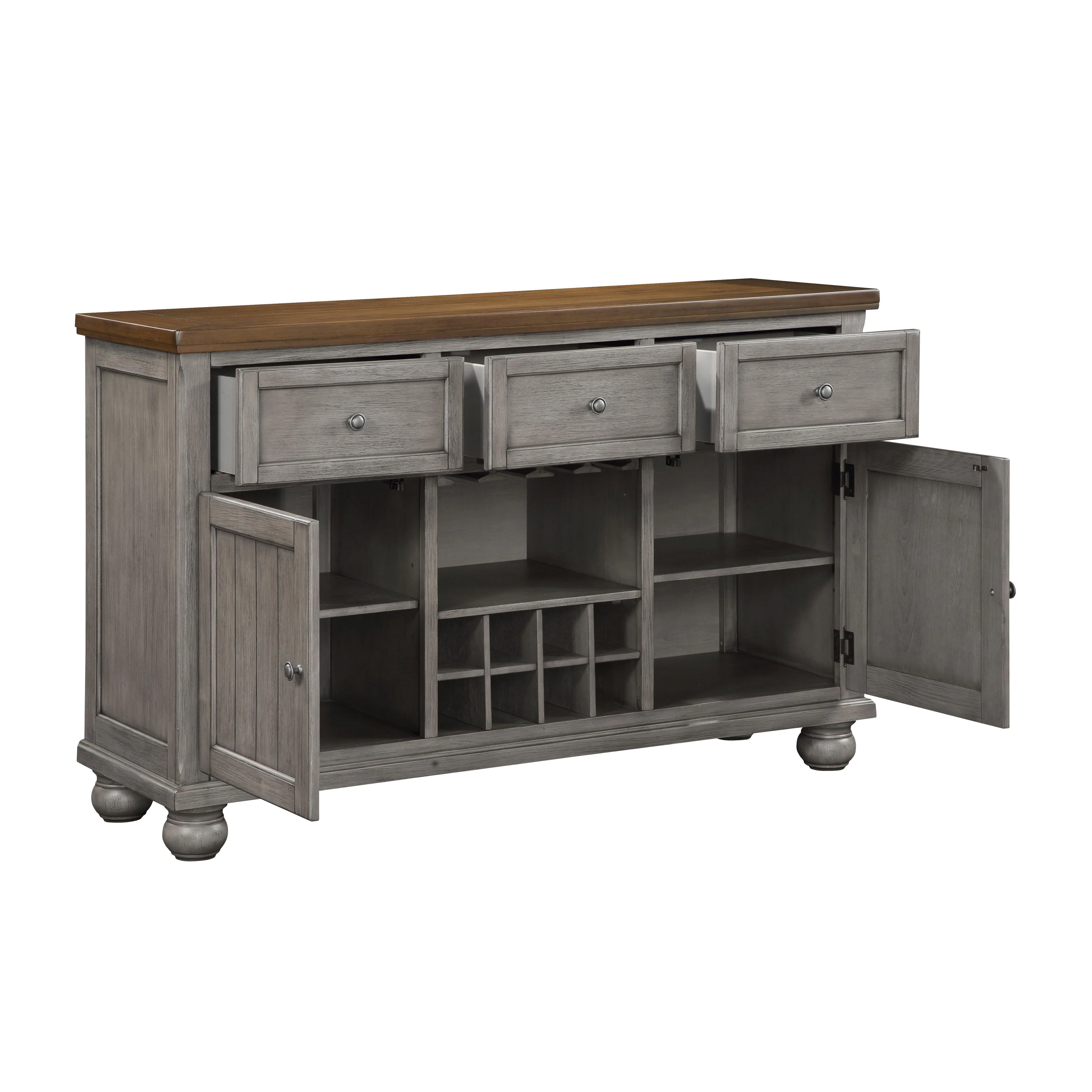 Homelegance Tigard 5761GY-40 Server - Image 3