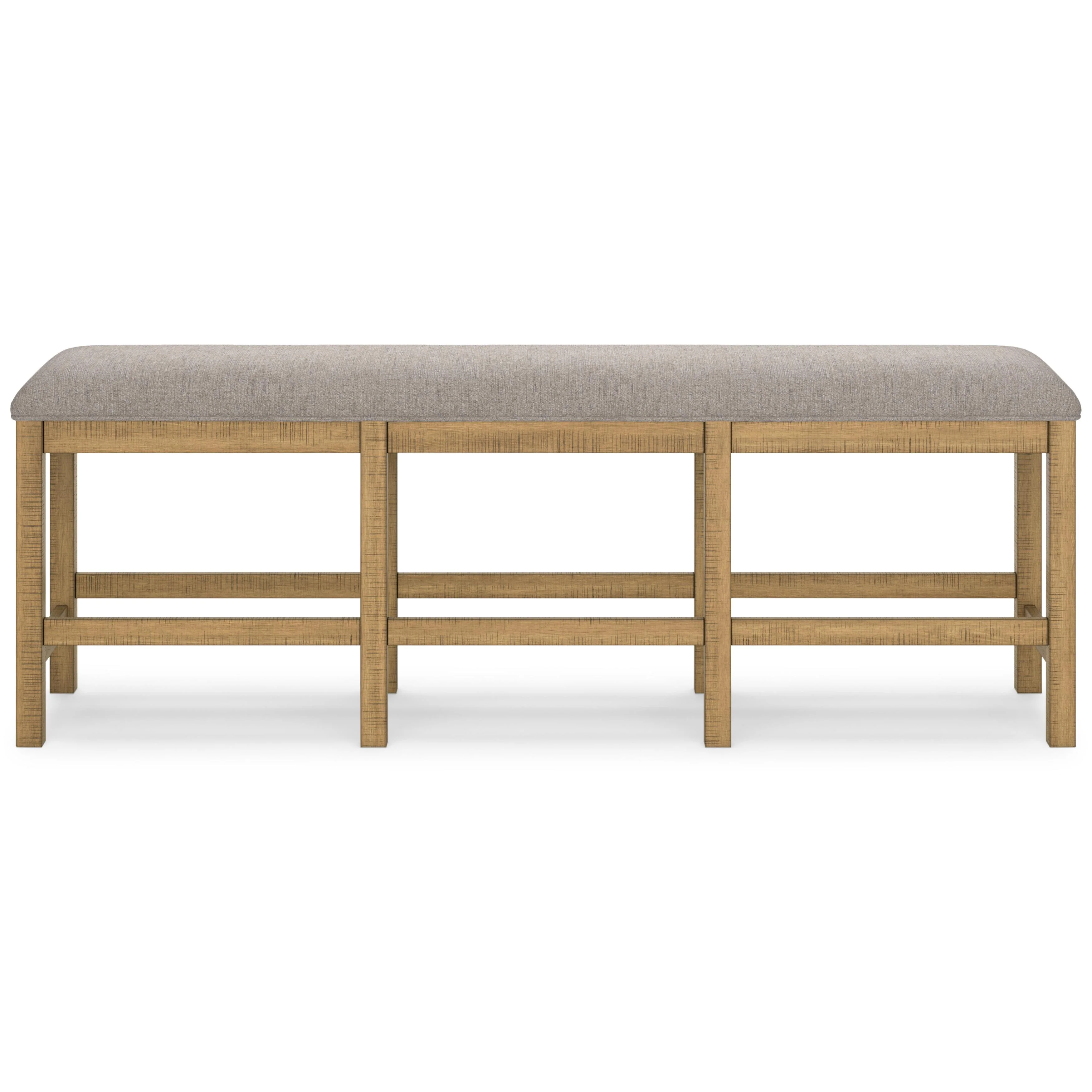 Signature Design by Ashley Havonplane D773-09 XL Counter Upholstered Dining Room Bench - Image 2