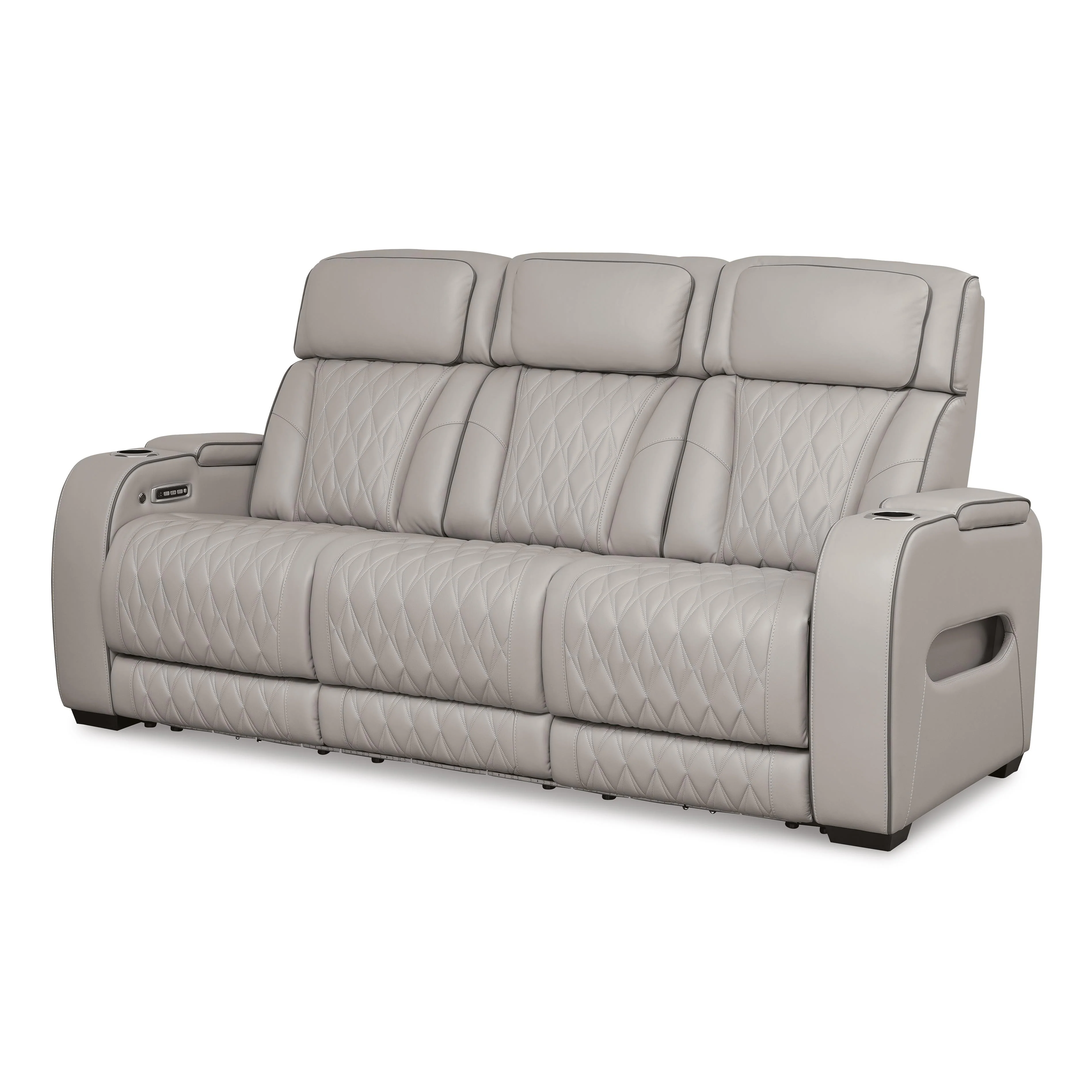 Signature Design by Ashley Boyington U2710515 Power Reclining Sofa with Adjustable Headrest - Image 1