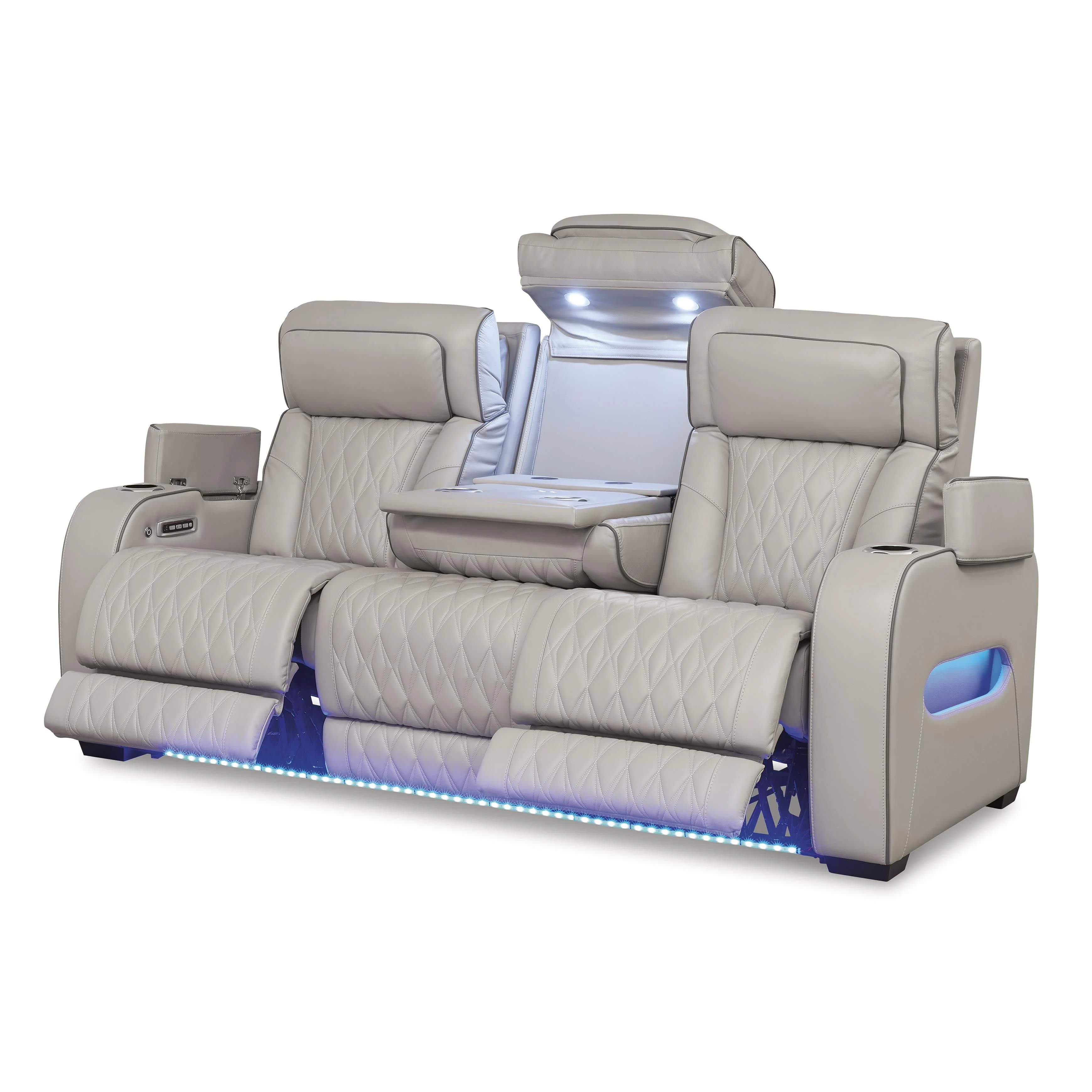 Signature Design by Ashley Boyington U2710515 Power Reclining Sofa with Adjustable Headrest - Image 2