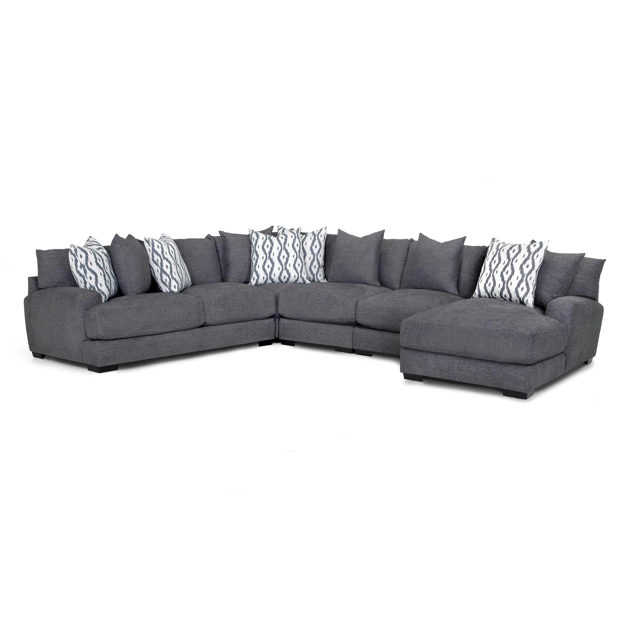 Franklin Journey Fabric 5 pc Sectional 808-59/808-04/808-03/808-03/808-86 3637-04 - Image 1