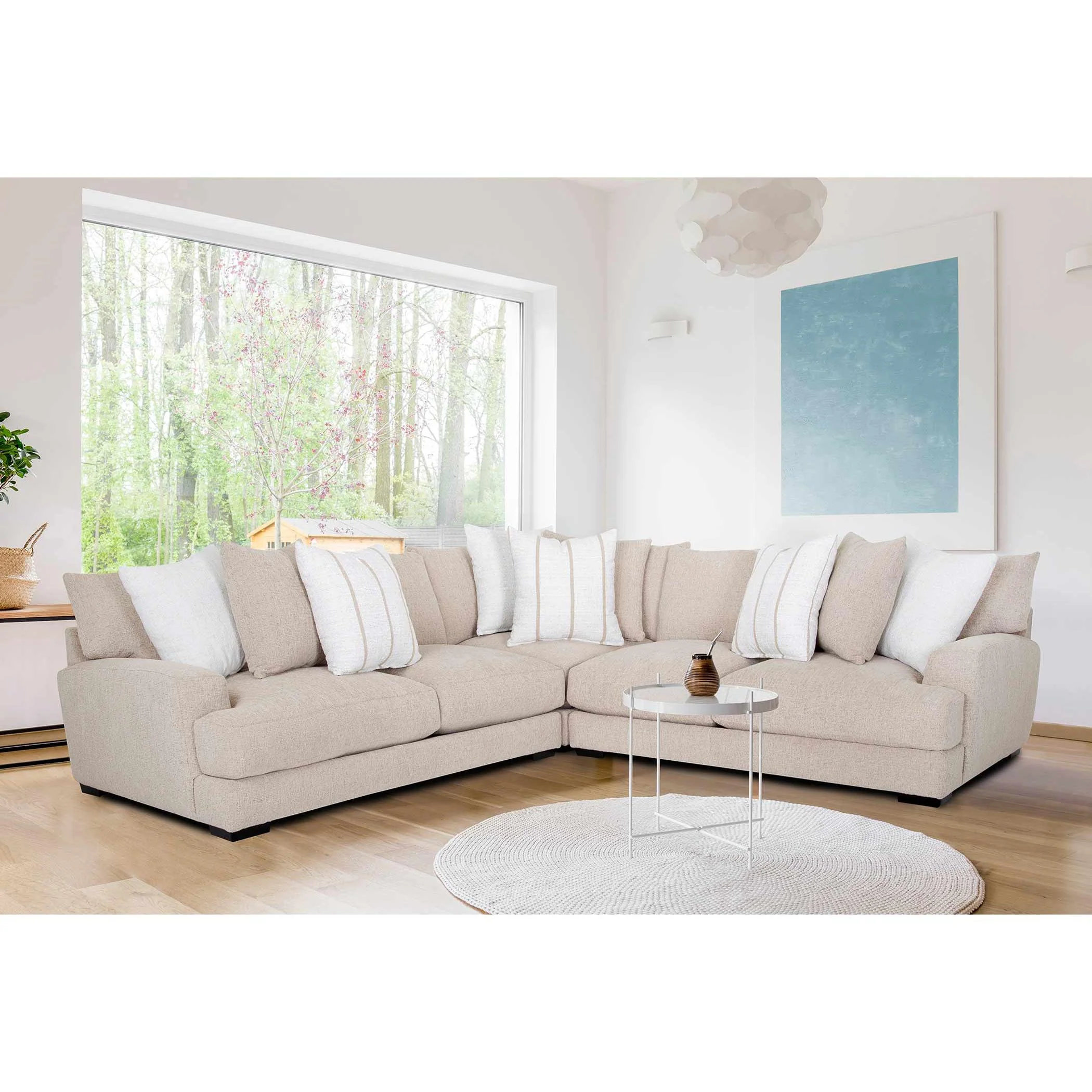 Franklin Shay Fabric 3 pc Sectional 809-59/809-04/809-60 3331-25 - Image 3