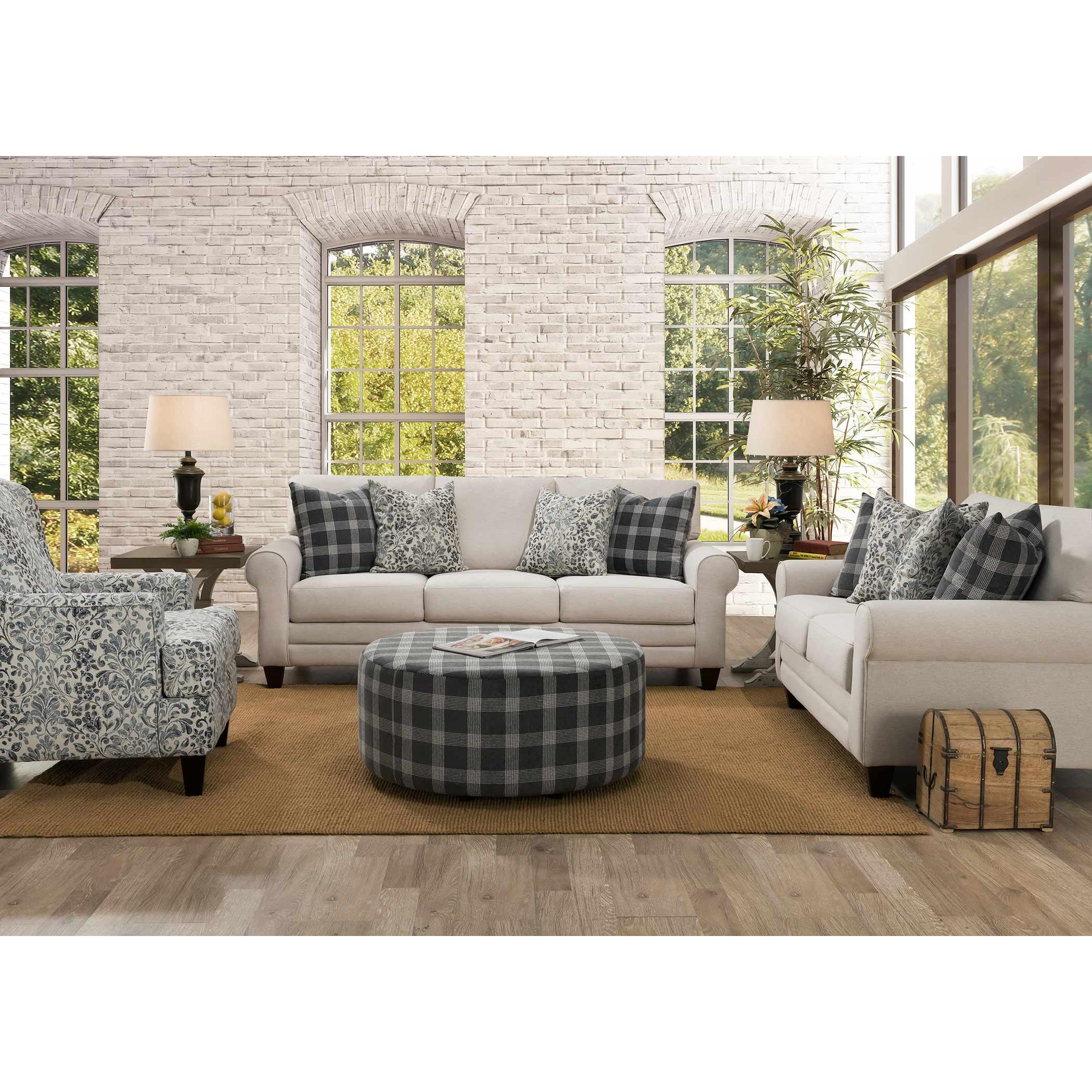 Franklin Hansen Stationary Fabric Sofa 824-40 3011-29 - Image 3