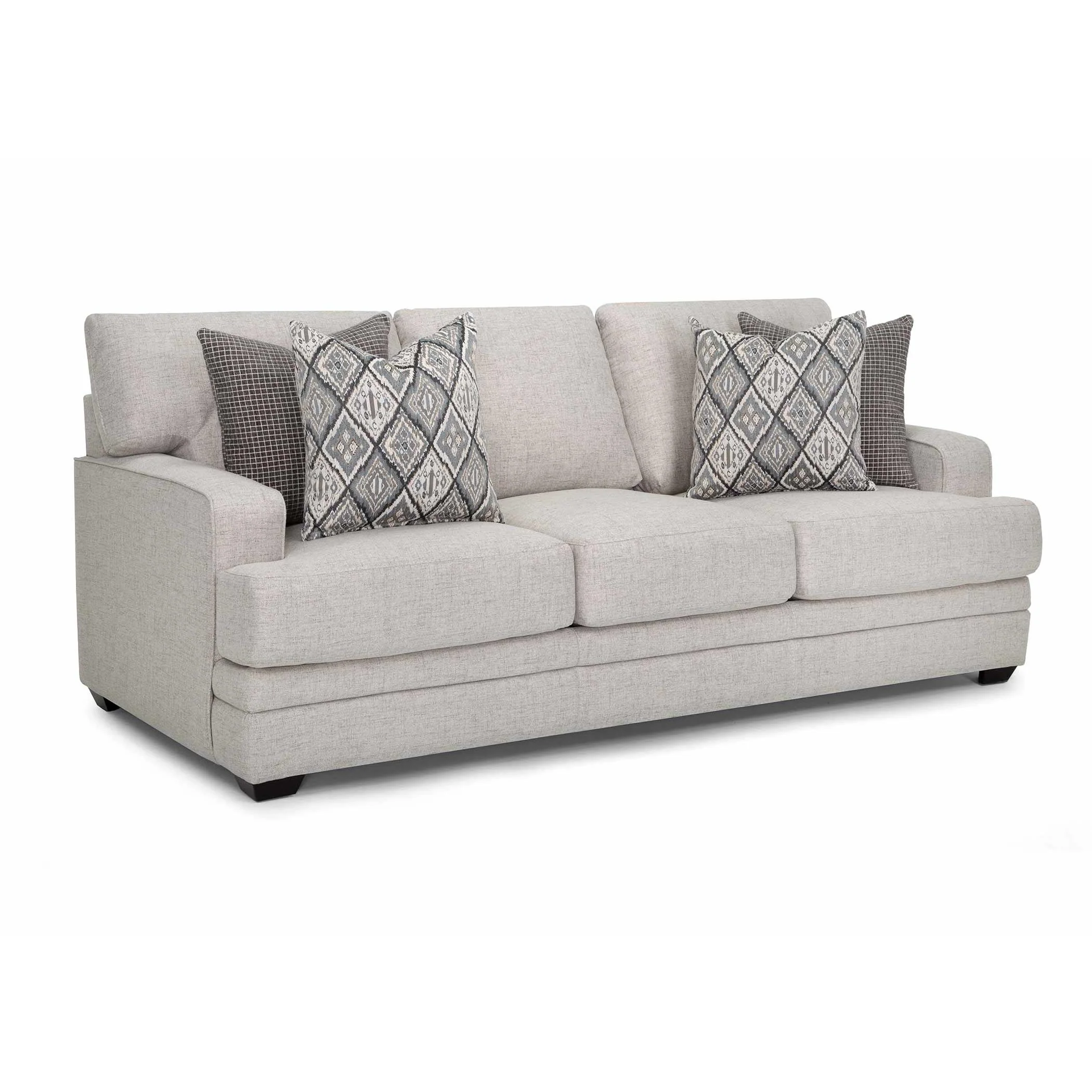 Franklin Olive Stationary Fabric Sofa 837-40 3039-27 - Image 1