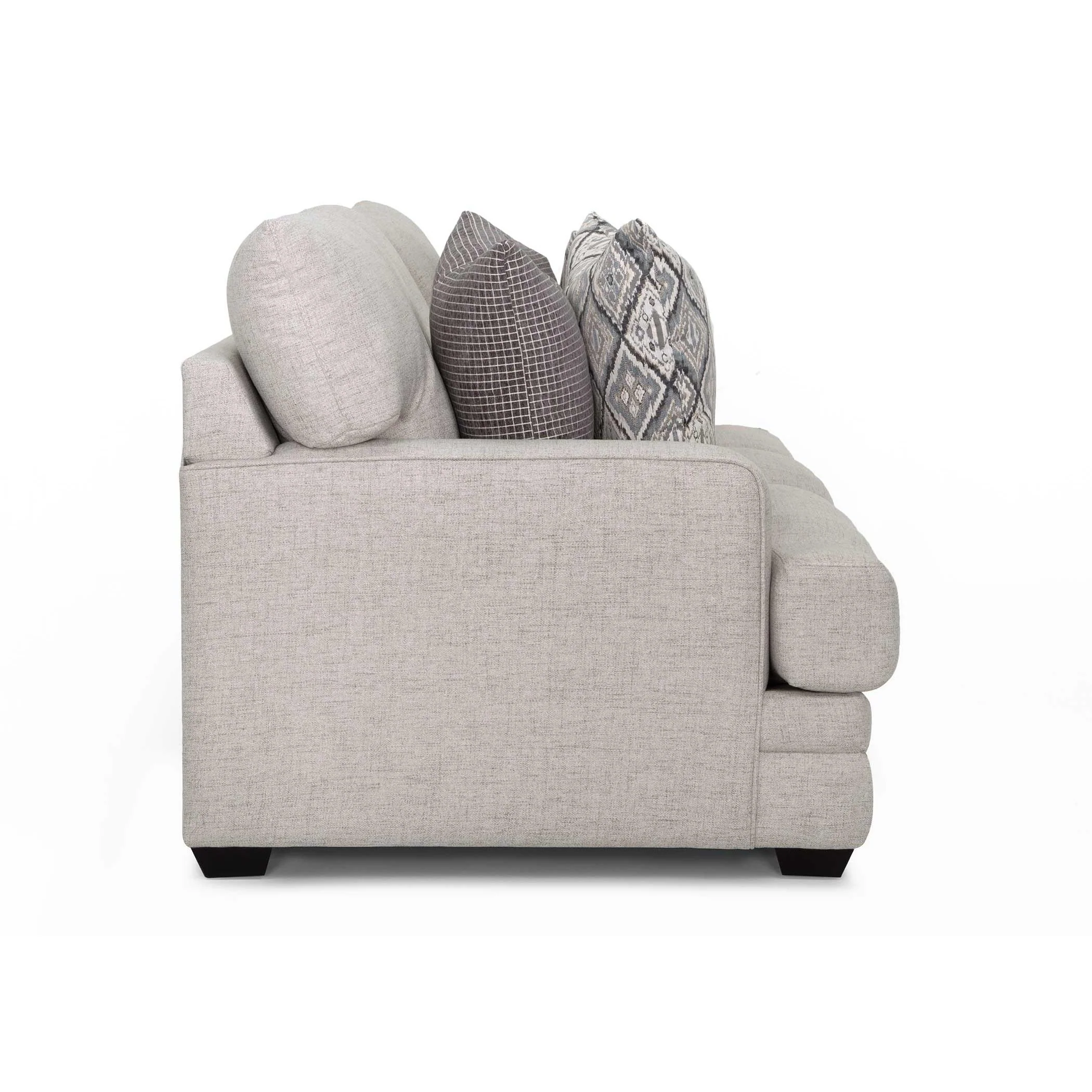 Franklin Olive Stationary Fabric Sofa 837-40 3039-27 - Image 3