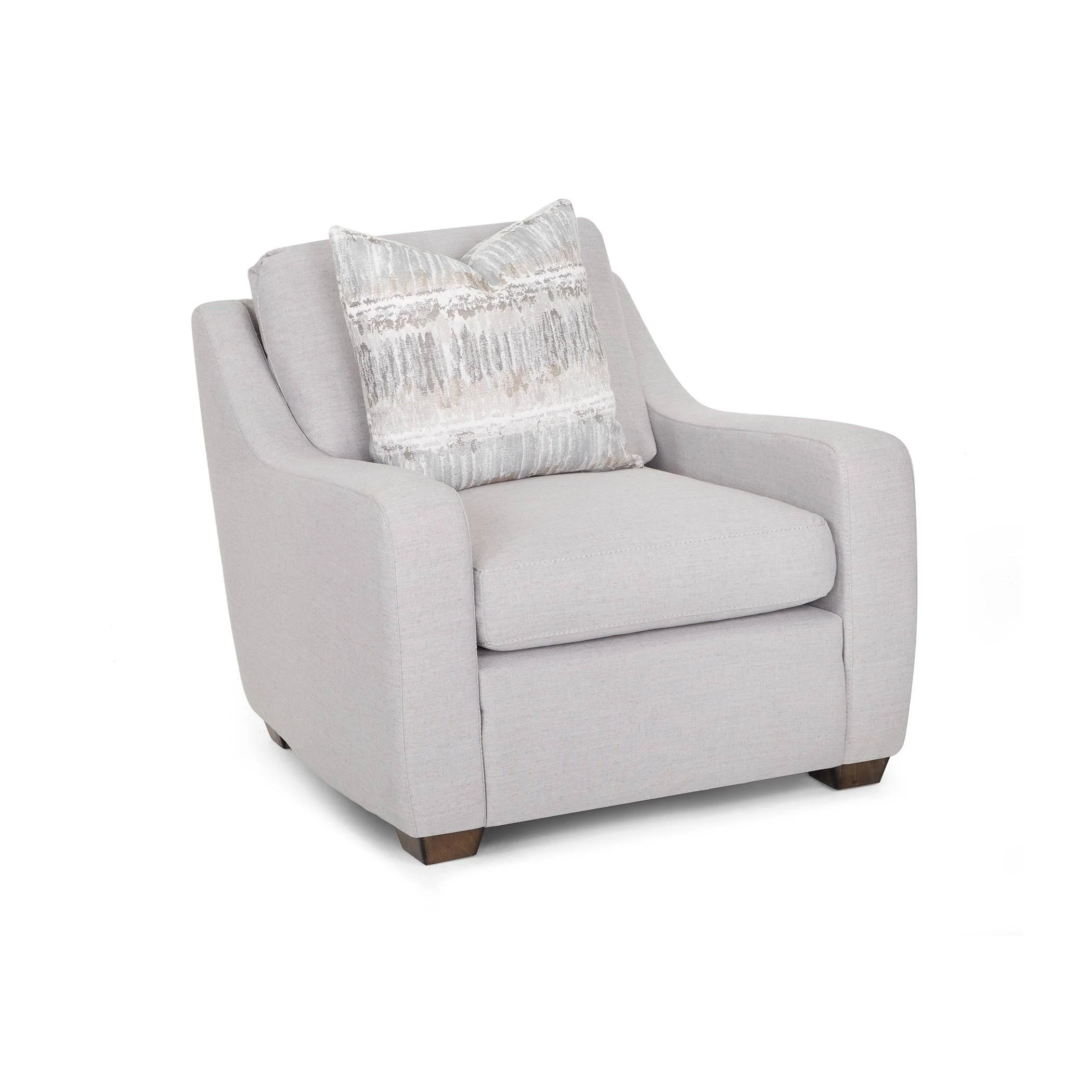 Franklin Stafford Stationary Fabric Chair 865-88 3059-07 - Image 1