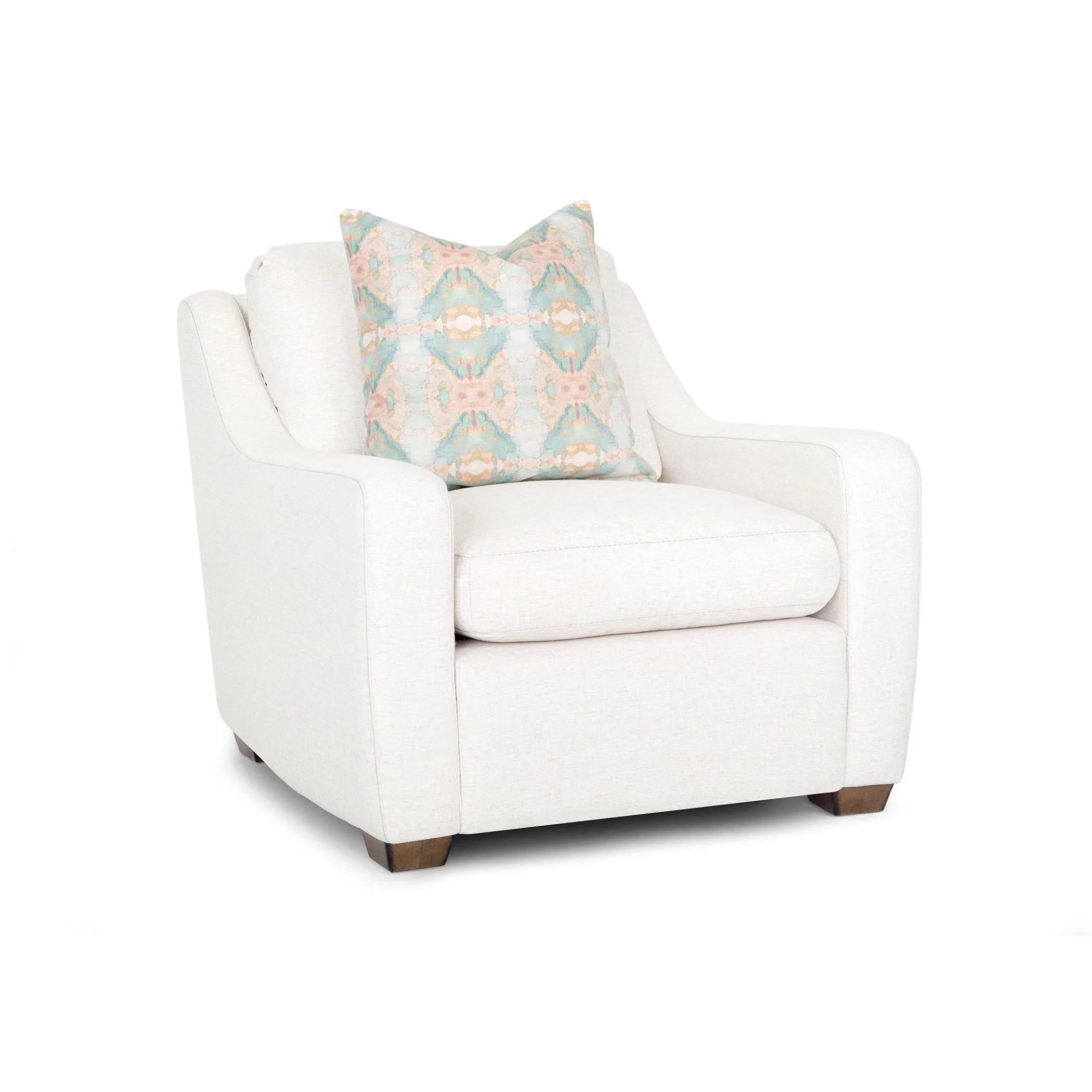 Franklin Stafford Stationary Fabric Chair 865-88 3059-29 - Image 1