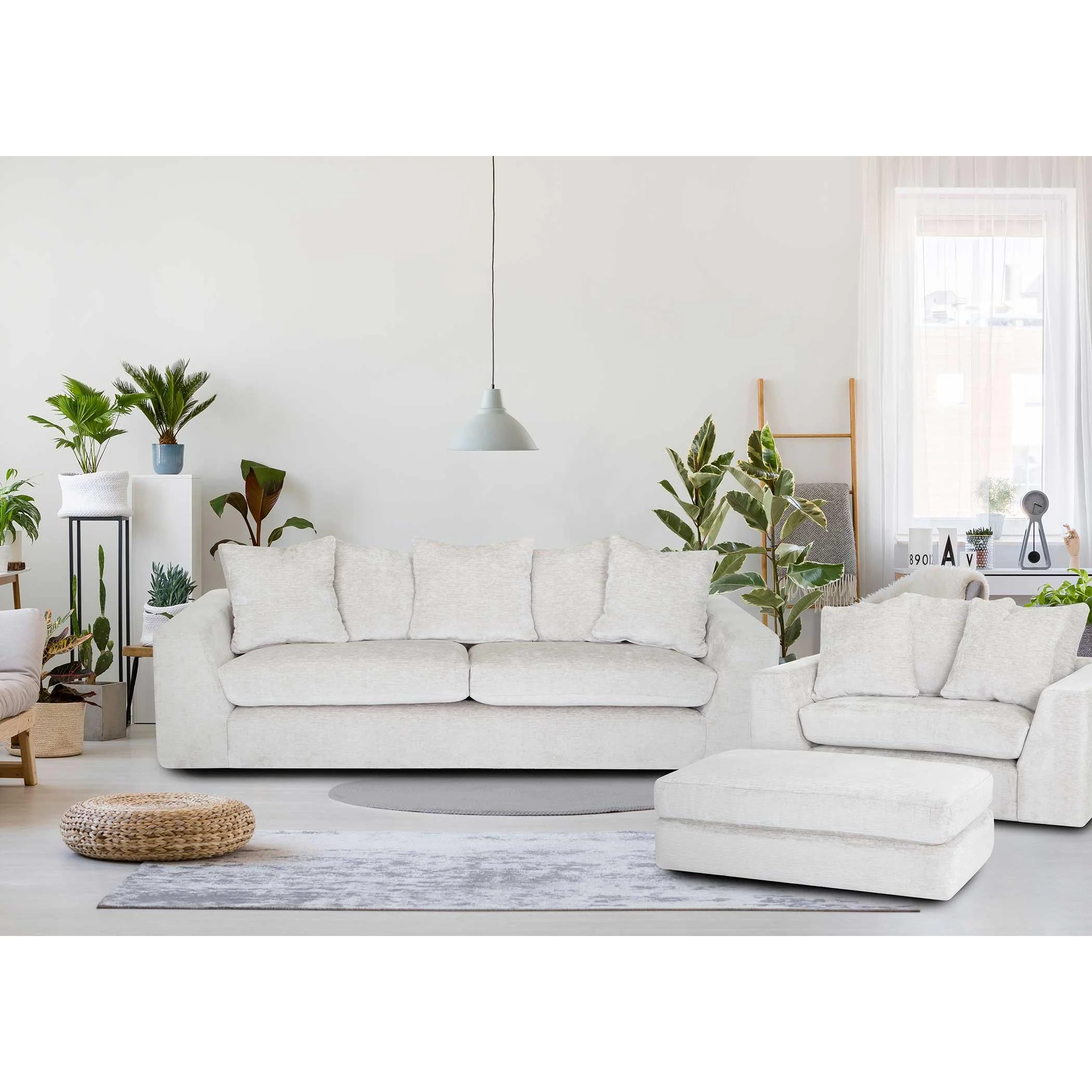 Franklin Haswell Stationary Fabric Sofa 876-40 1026-08 - Image 3