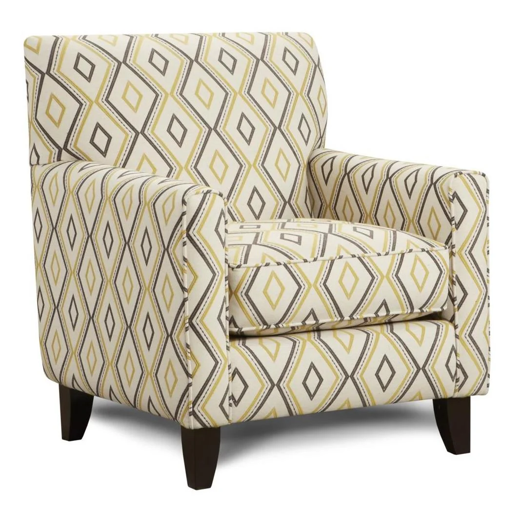 Fusion Furniture Stationary Fabric Accent Chair 702 DOOZIE DIJON