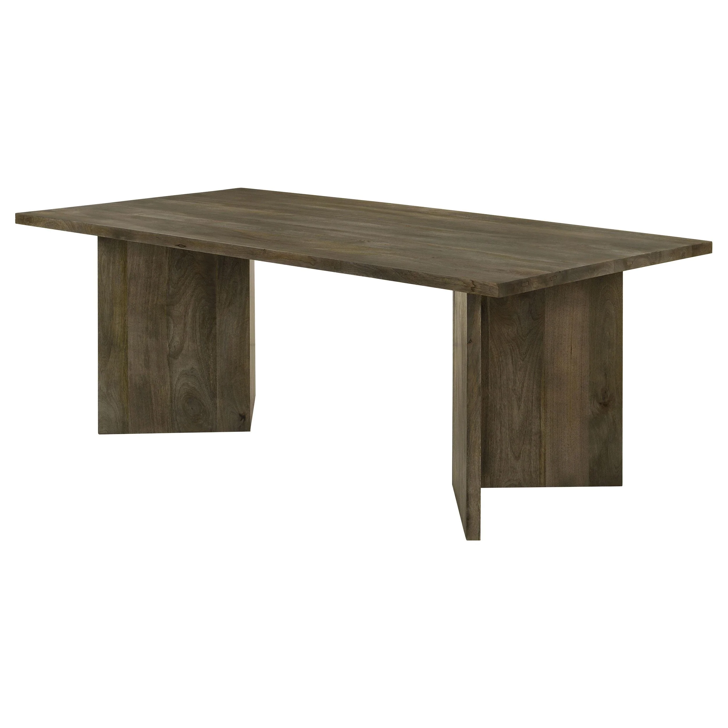 Coaster Furniture Tyler 130511 80-inch Solid Wood Dining Table - Mango Brown - Image 3