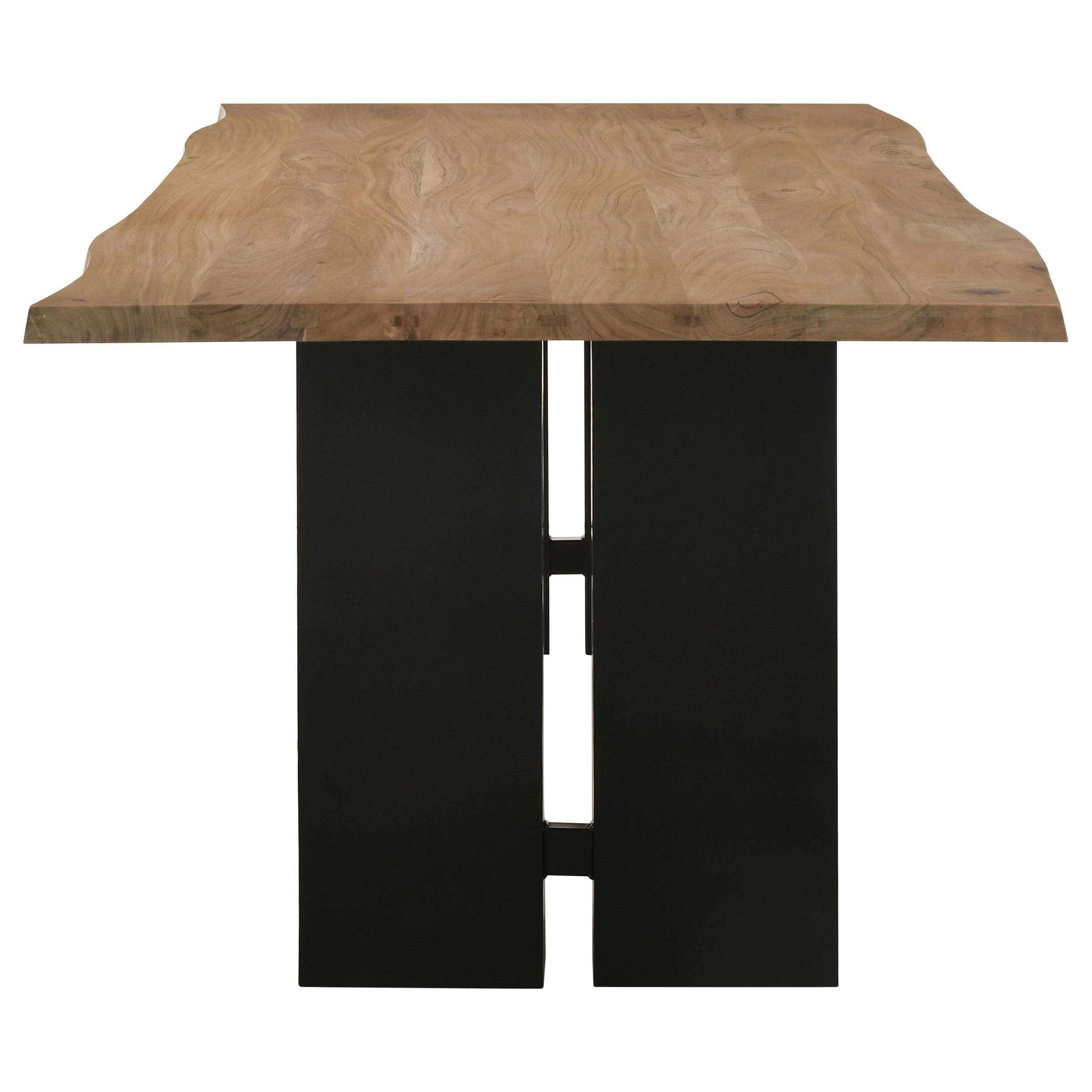 Coaster Furniture Bradshaw 115541 80-inch Live Edge Wood Dining Table - Natural Acacia - Image 3