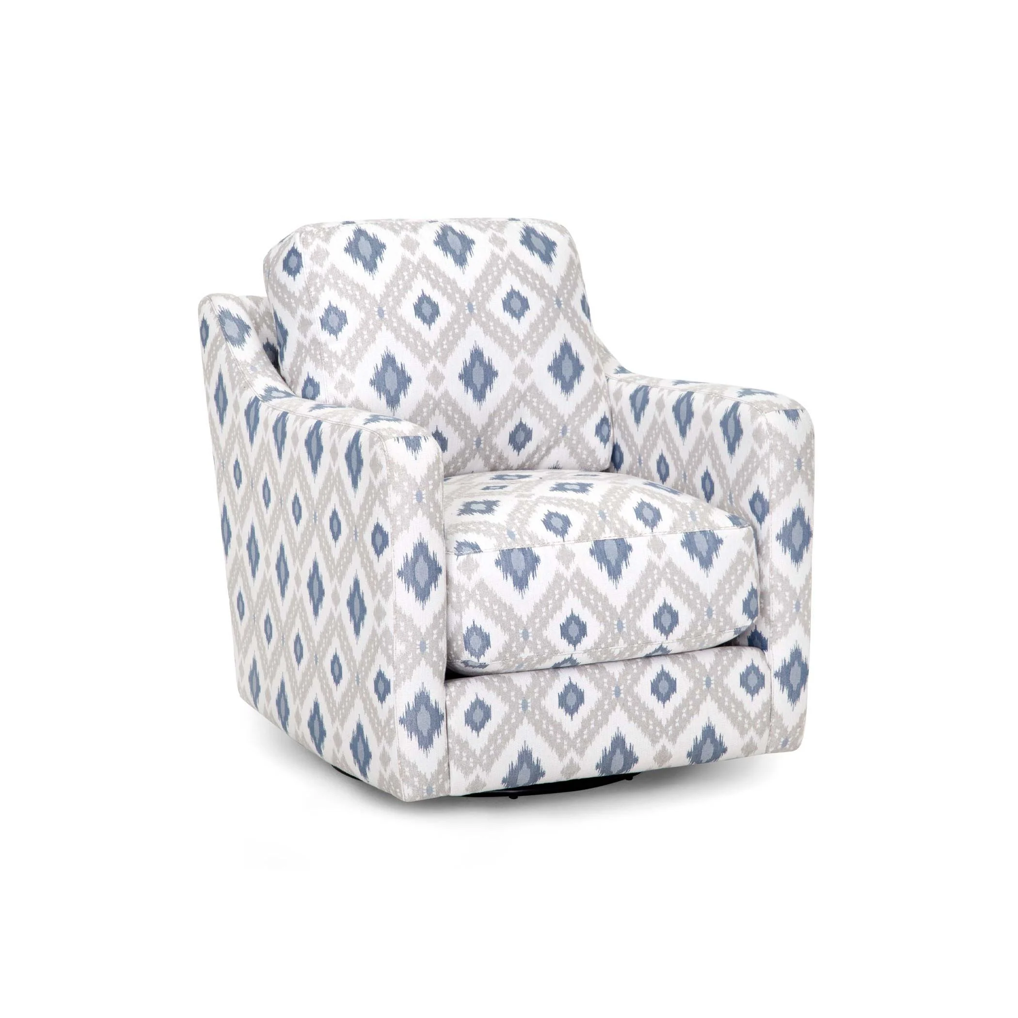 Franklin Swivel Fabric Accent Chair 2183 3022-48 - Image 1