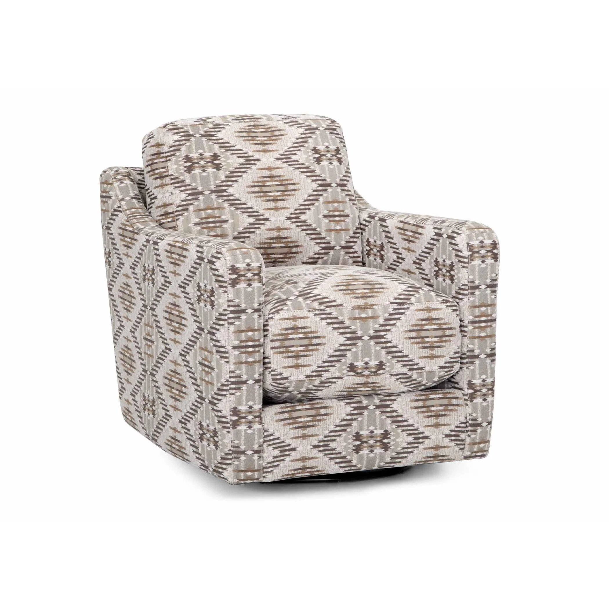Franklin Swivel Fabric Accent Chair 2183 3985-26 - Image 1
