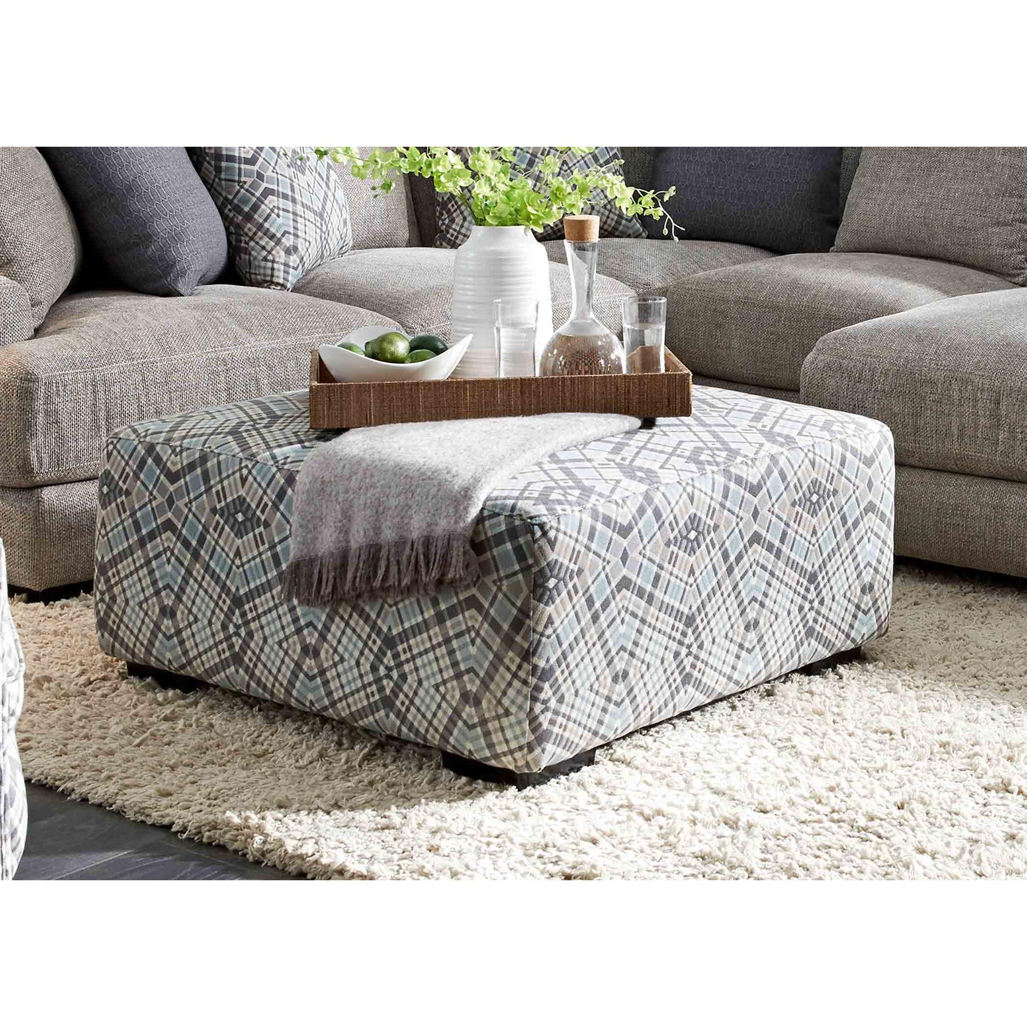 Franklin Fabric Ottoman 75018 3943-47 - Image 2