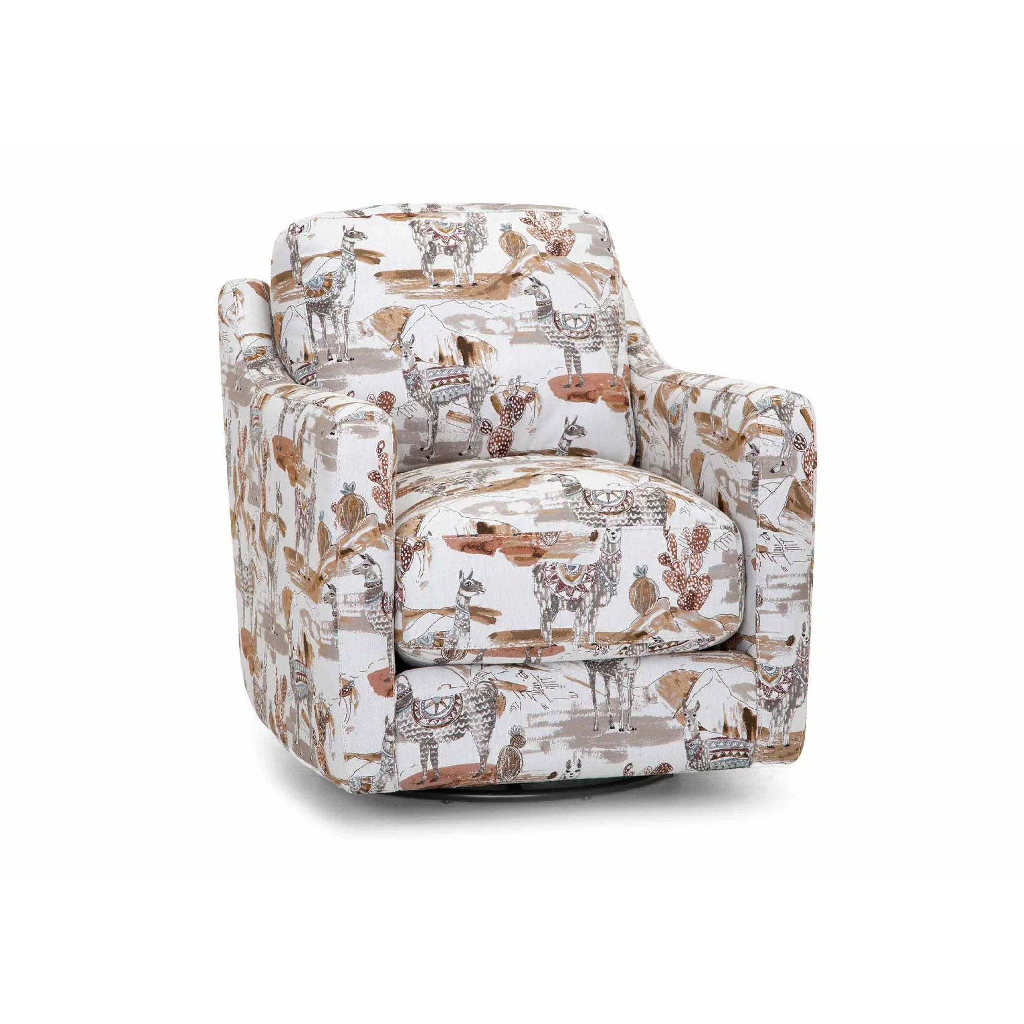 Franklin Swivel Fabric Accent Chair 2183 3981-75 - Image 2