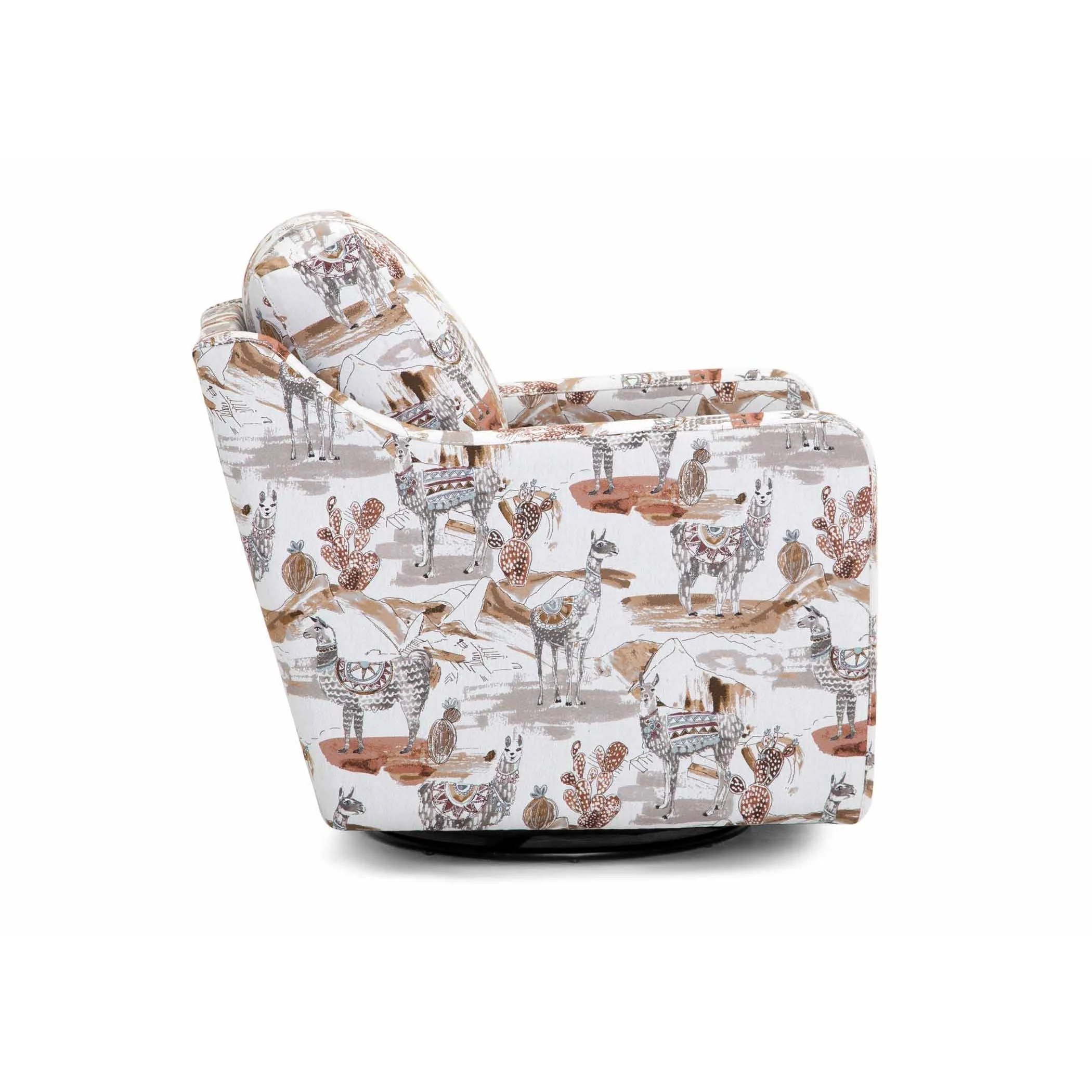 Franklin Swivel Fabric Accent Chair 2183 3981-75 - Image 3