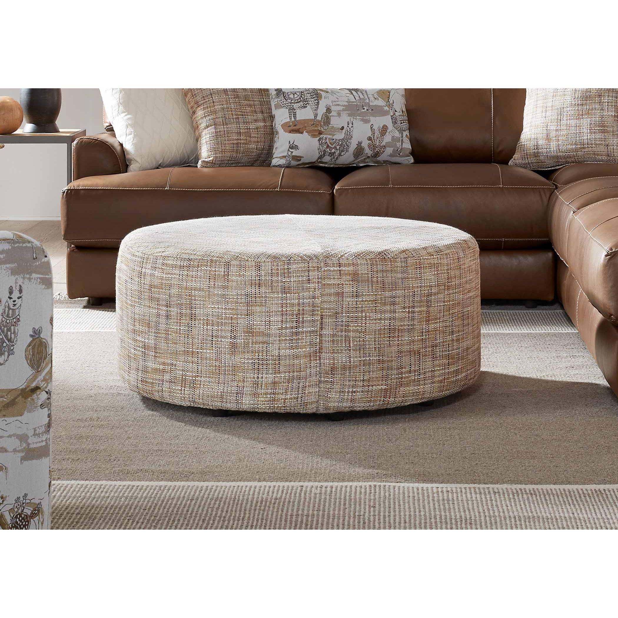 Franklin Fabric Ottoman 776-18 3975-25 - Image 2