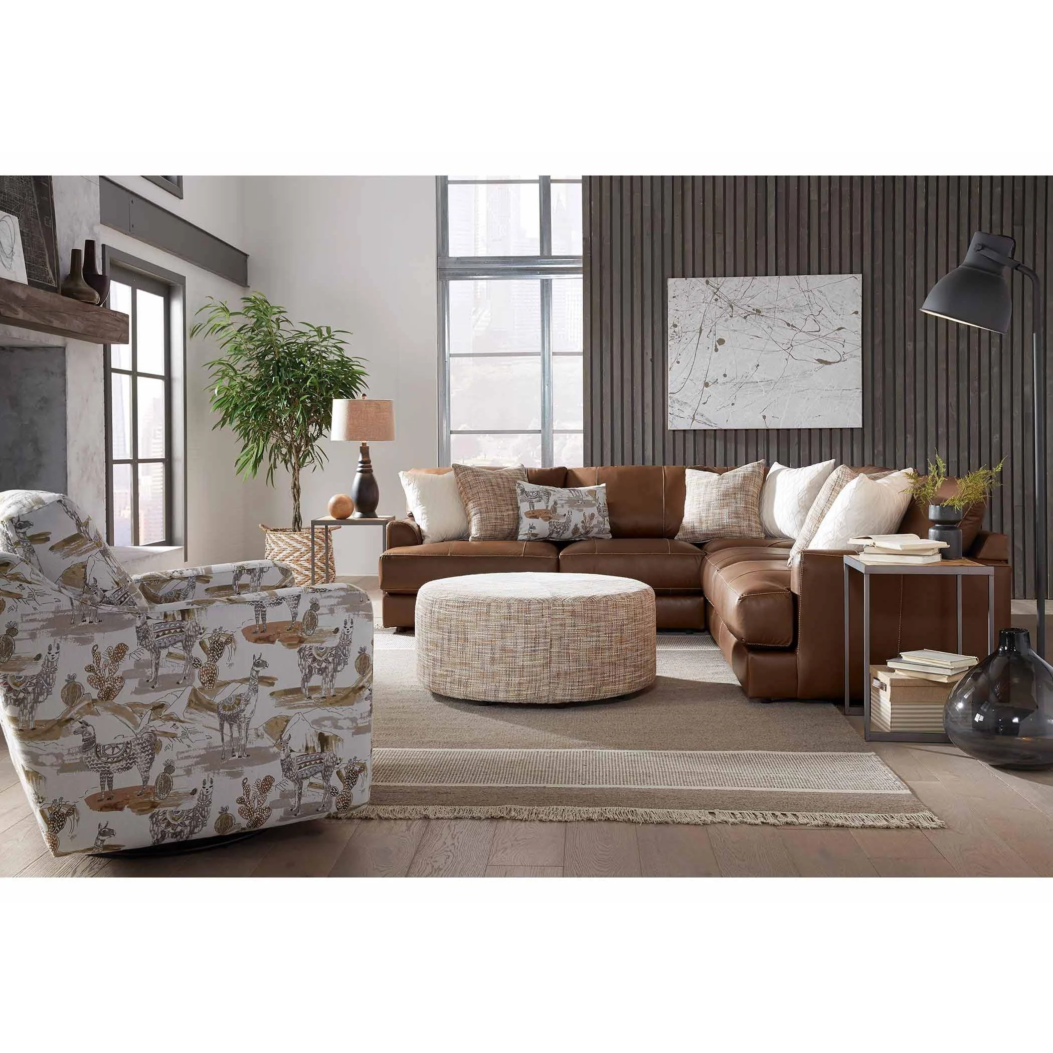 Franklin Fabric Ottoman 776-18 3975-25 - Image 3