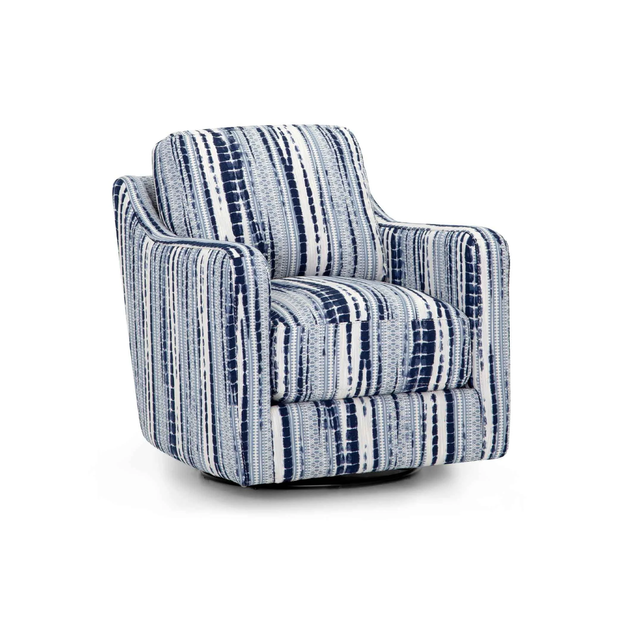 Franklin Swivel Fabric Accent Chair 2183 3945-44 - Image 1