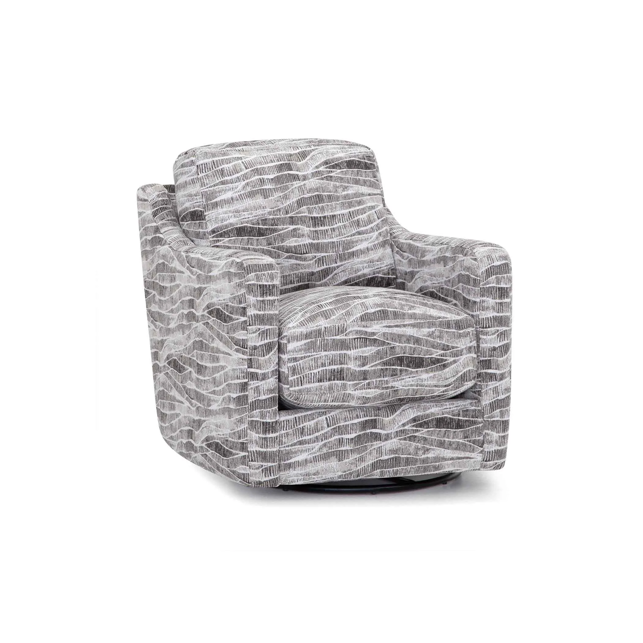 Franklin Swivel Fabric Accent Chair 2183 3947-05 - Image 1