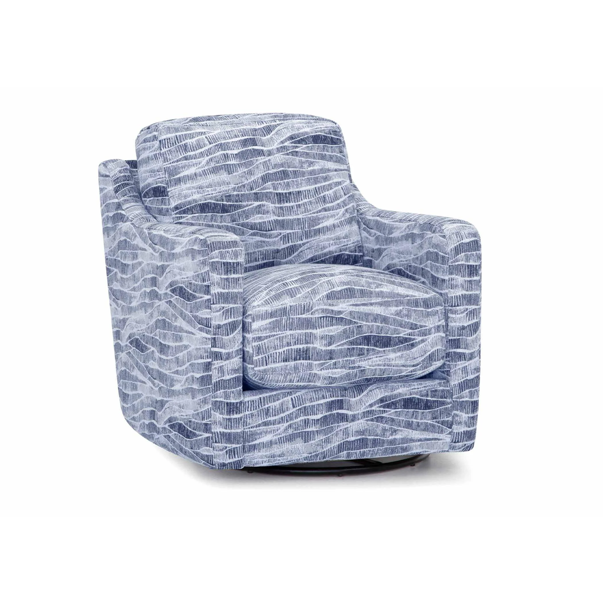 Franklin Swivel Fabric Accent Chair 2183 3947-45 - Image 1
