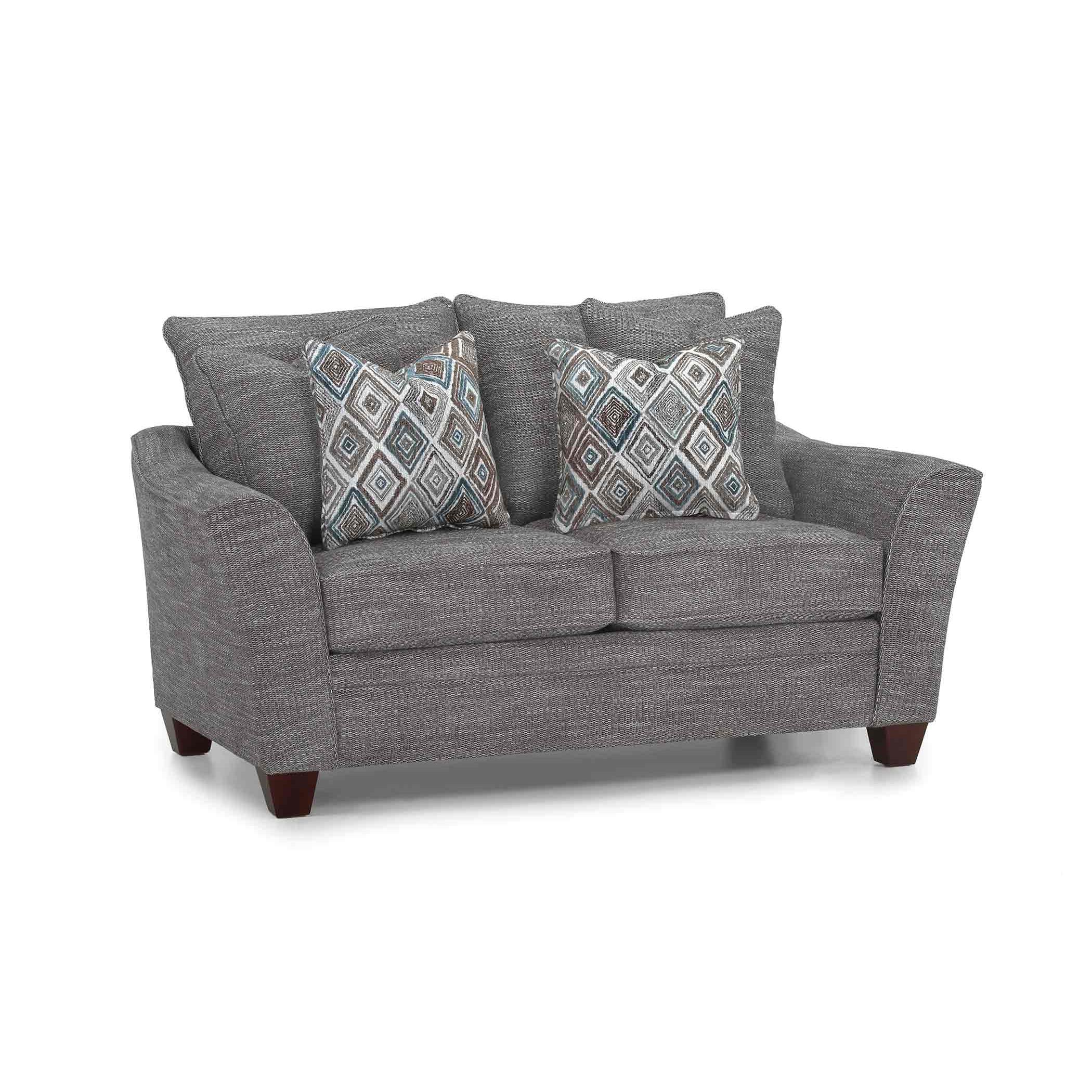 Franklin Hughes Stationary Fabric Loveseat 910-20 3936-21 - Image 1