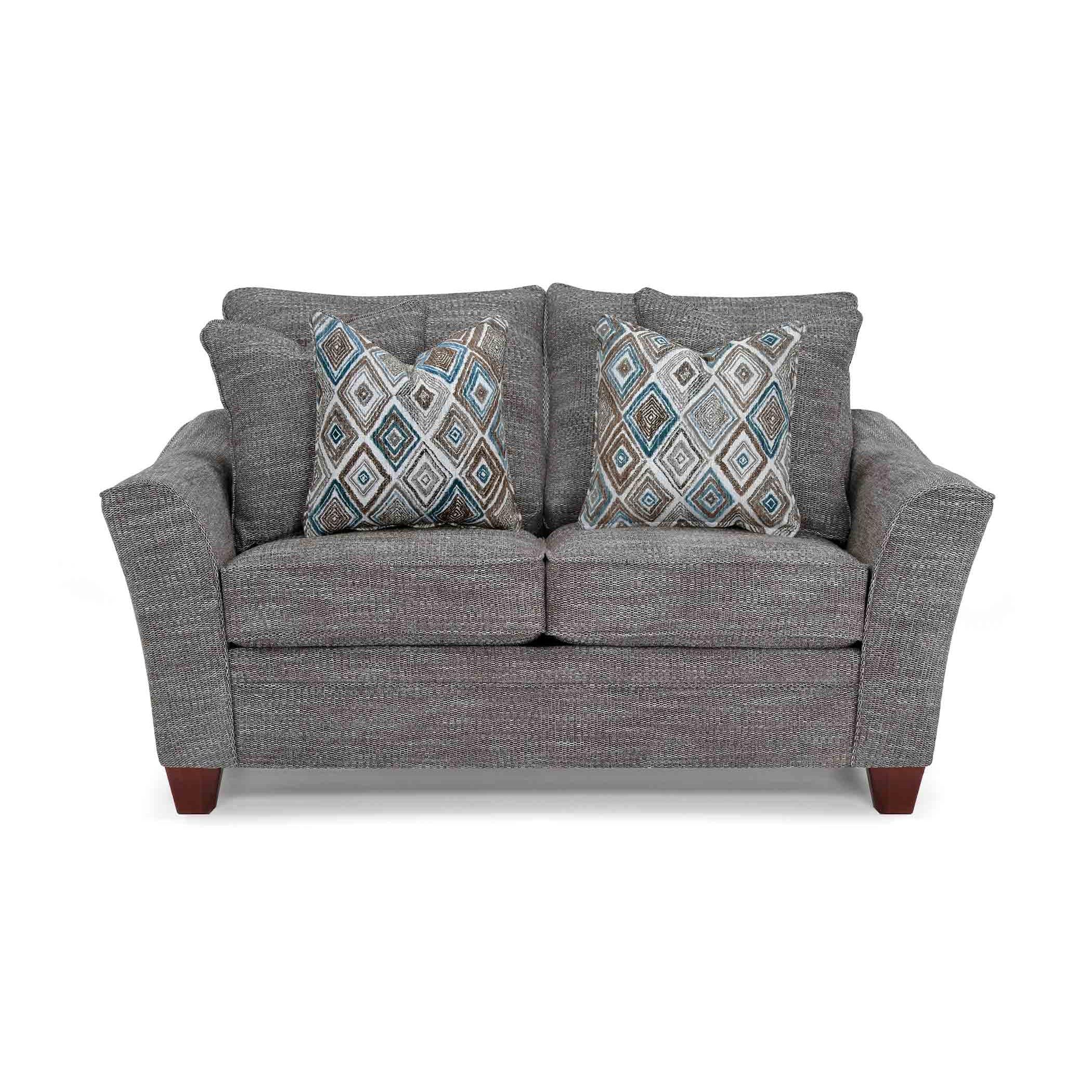 Franklin Hughes Stationary Fabric Loveseat 910-20 3936-21 - Image 2