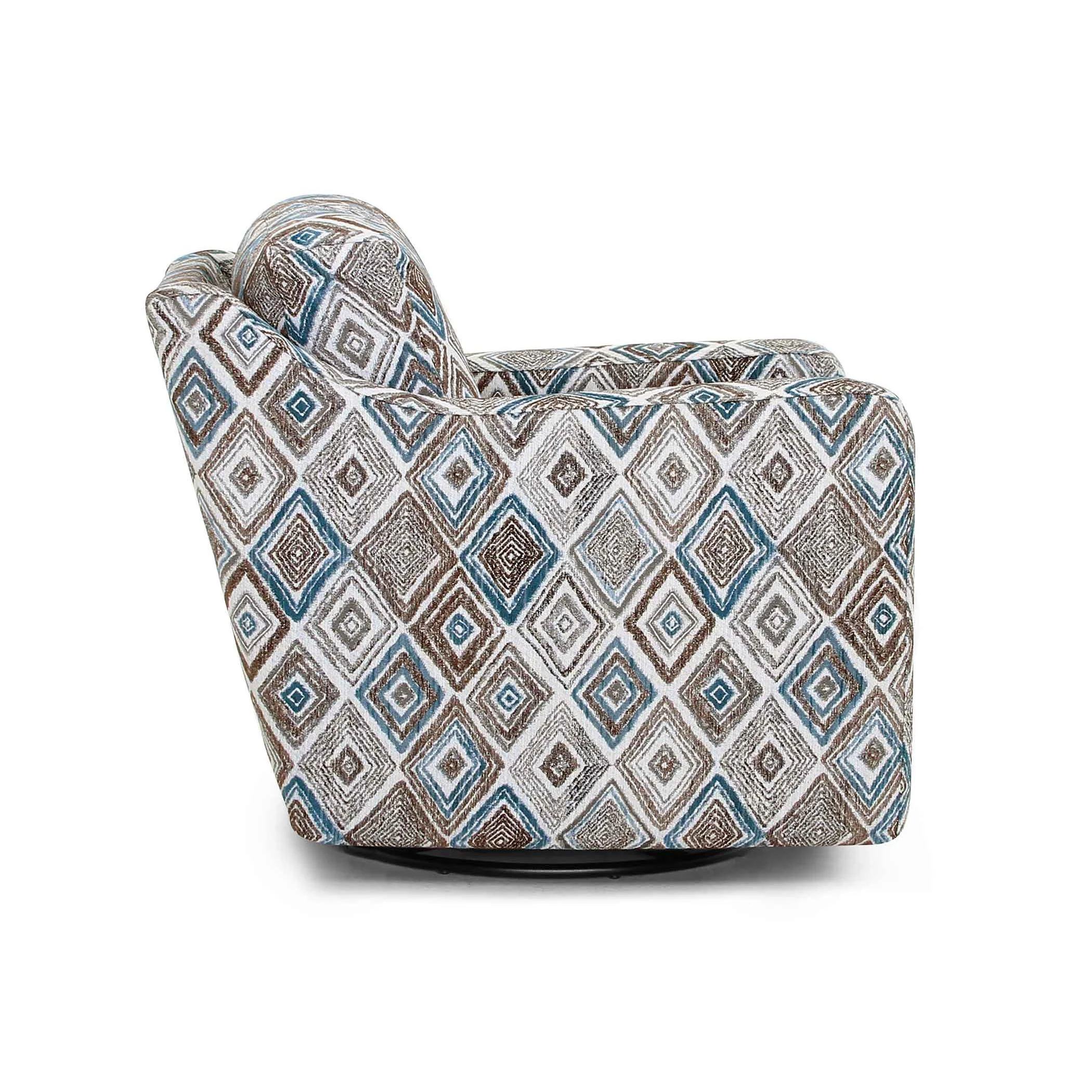 Franklin Swivel Fabric Accent Chair 2183 3823-36 - Image 3