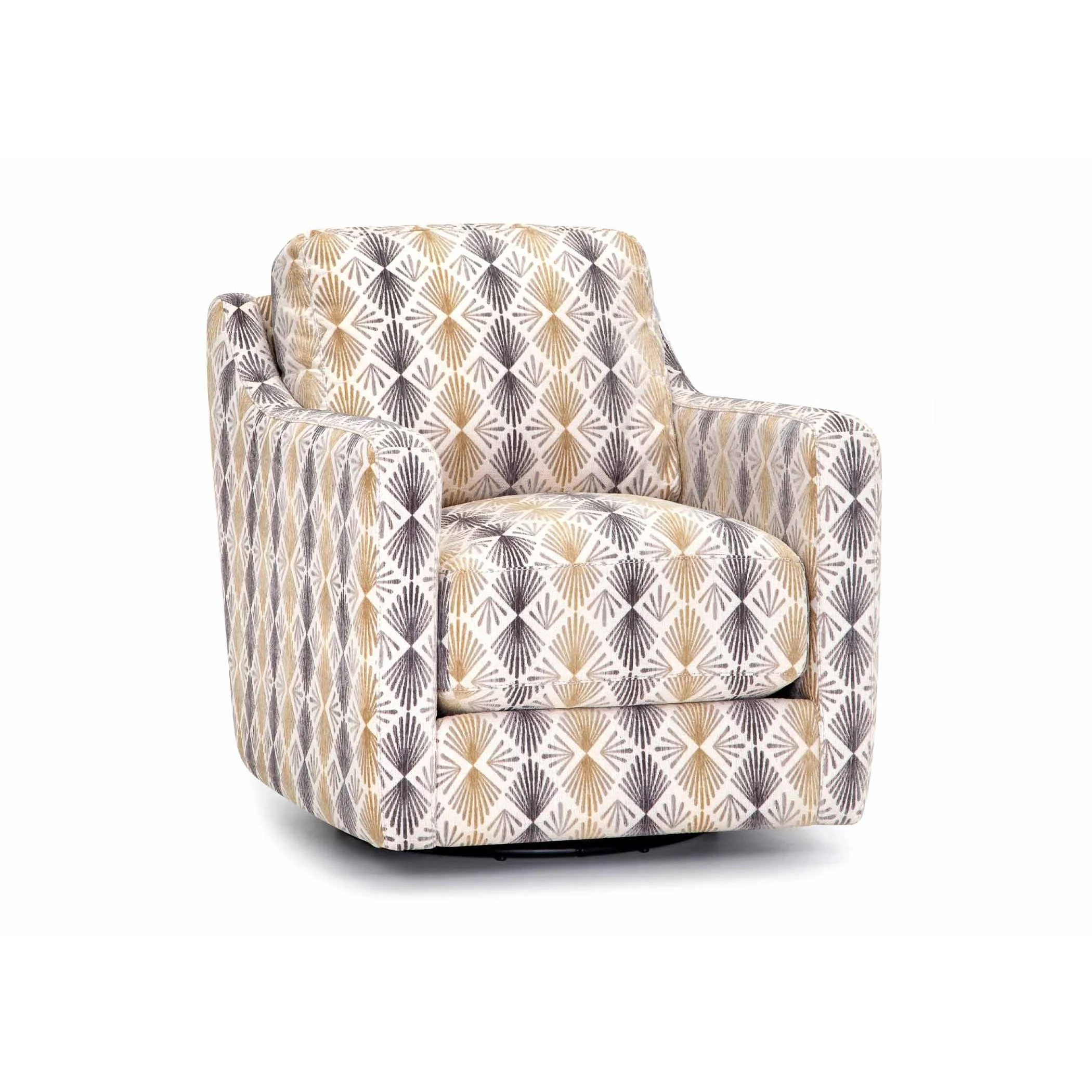 Franklin Swivel Fabric Accent Chair 2183 3808-05 - Image 1