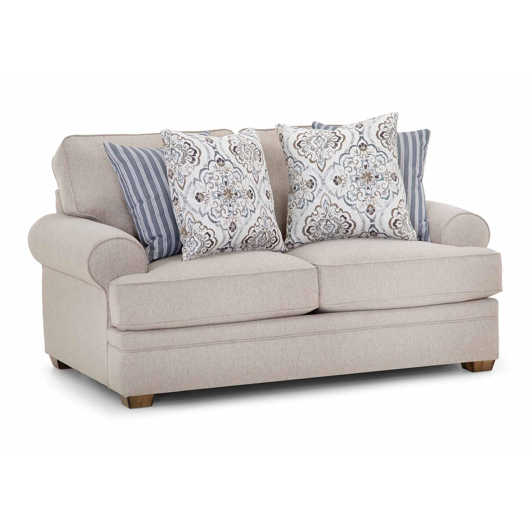 Franklin Anniston Stationary Fabric Loveseat 915-20 1901-27 - Image 1