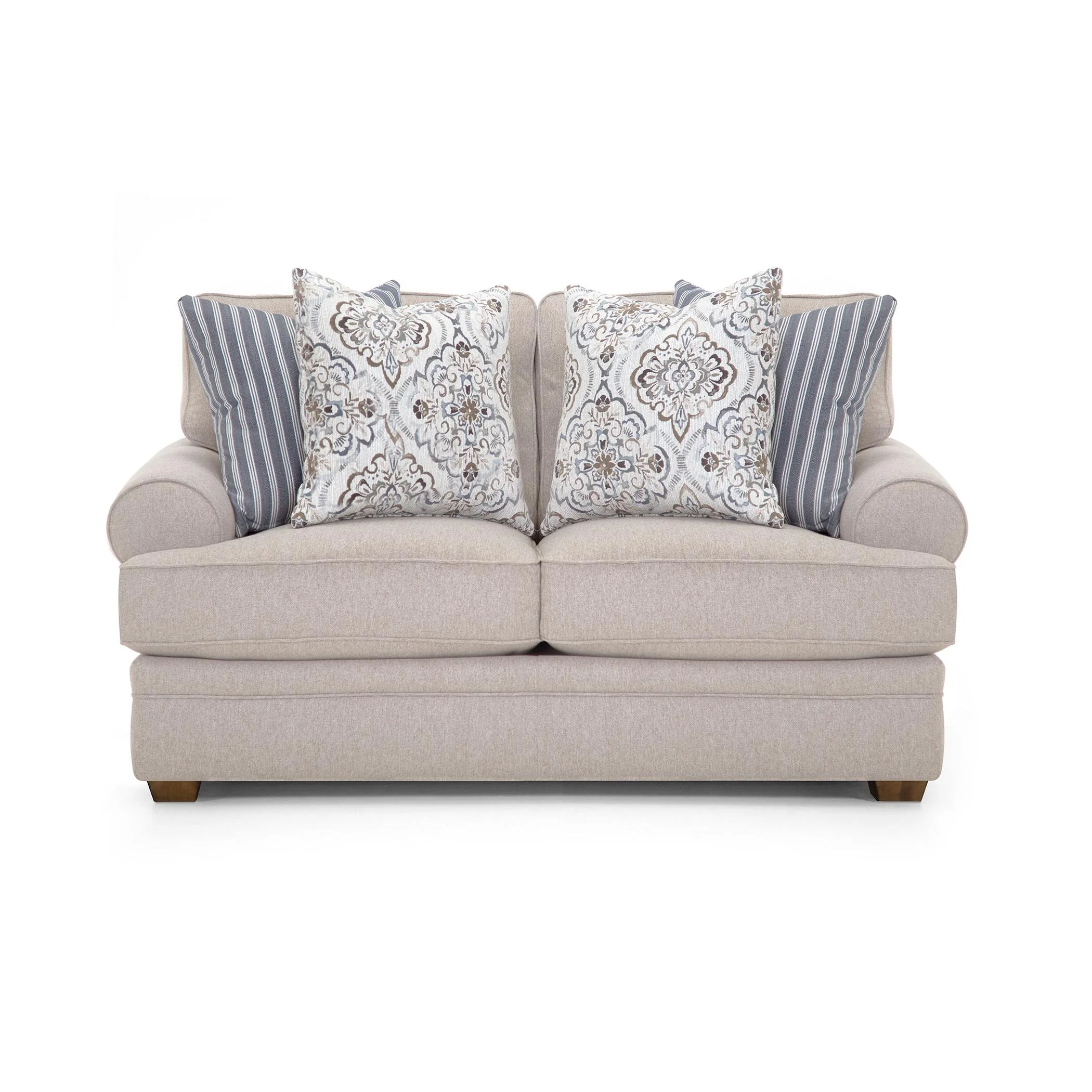 Franklin Anniston Stationary Fabric Loveseat 915-20 1901-27 - Image 2