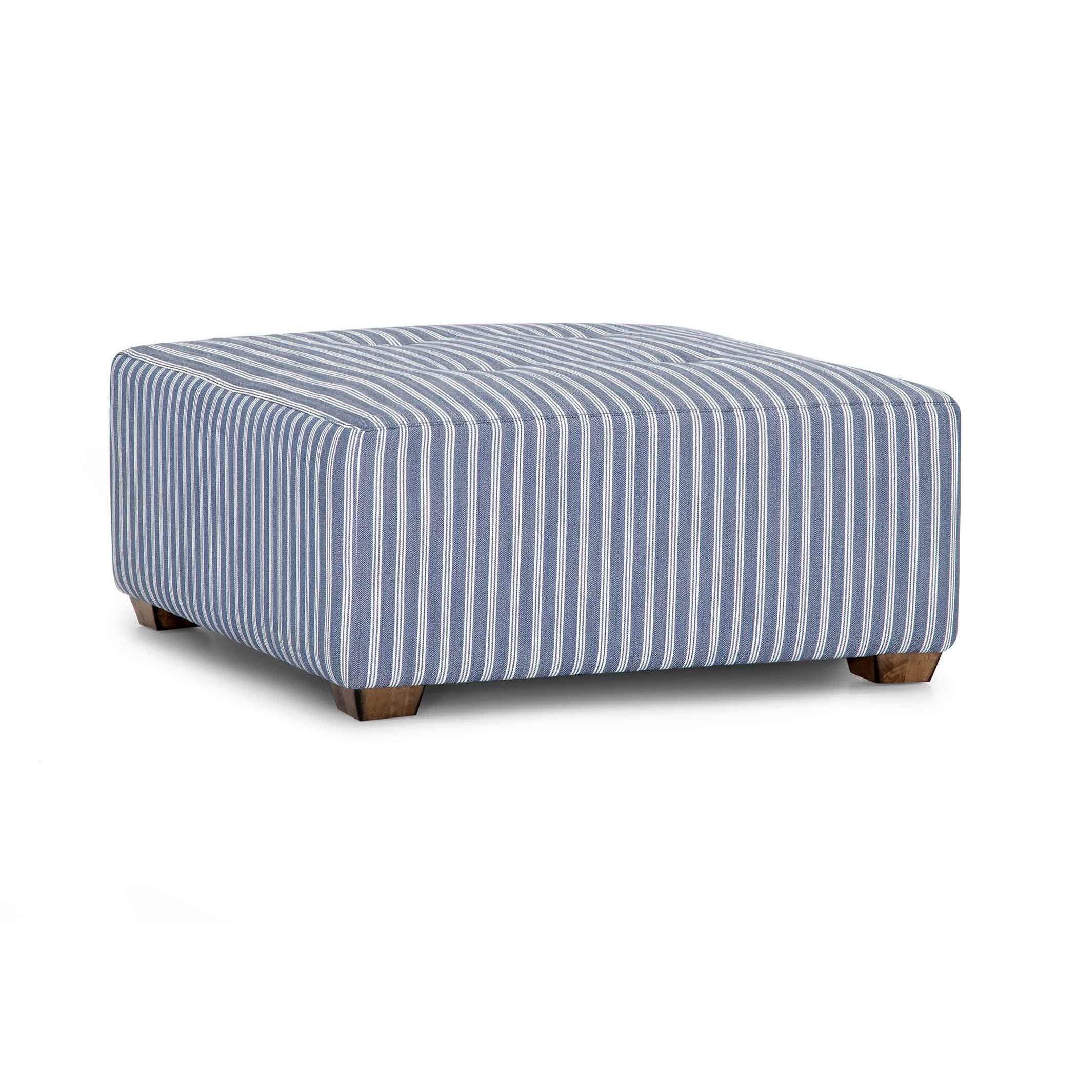 Franklin Fabric Ottoman 78318 3910-45 - Image 1