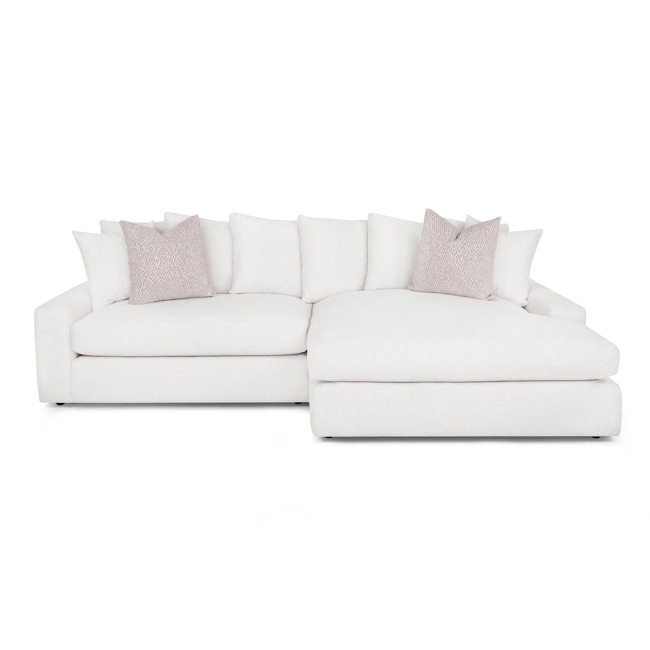 Franklin London Fabric 2 pc Sectional 928-59/928-86 3056-09 - Image 1