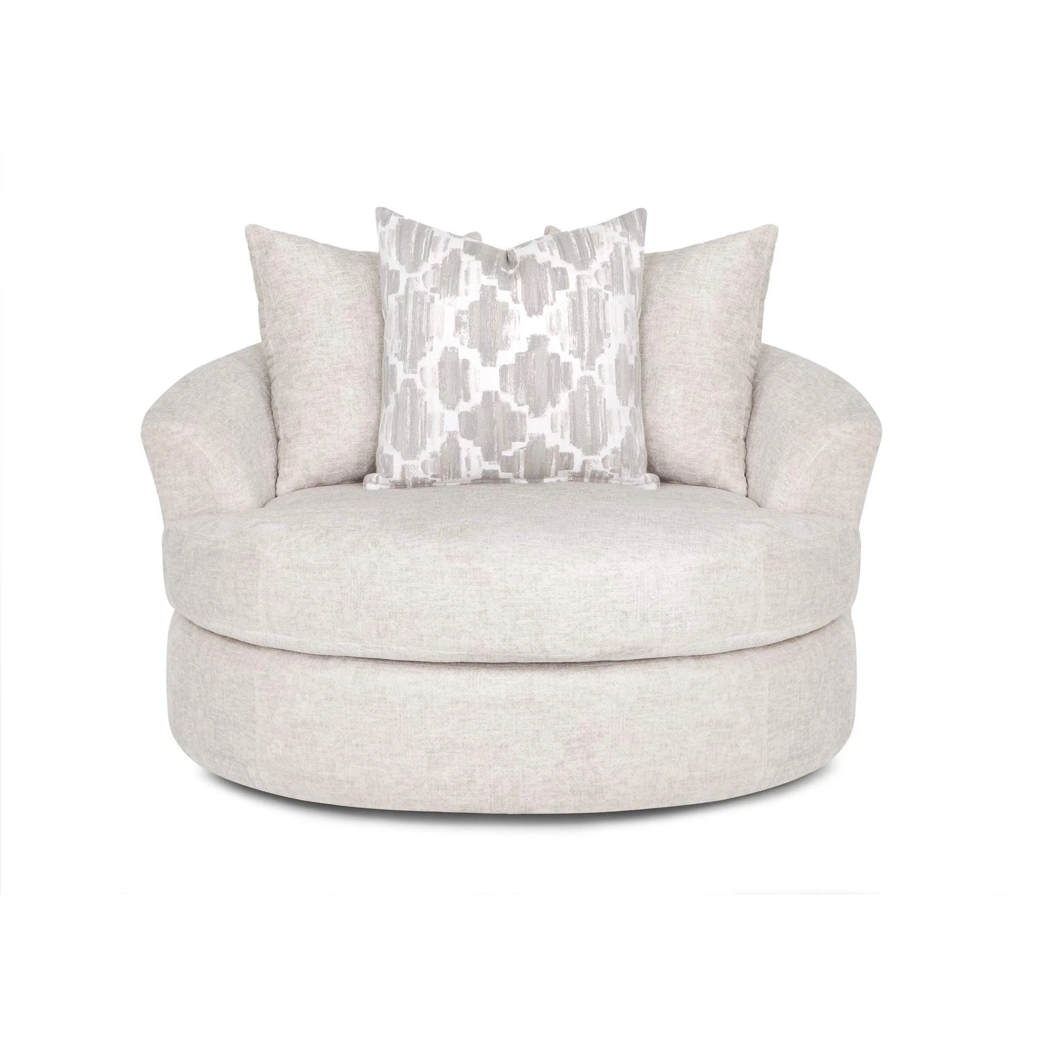 Franklin Adler Swivel Fabric Chair 933-80 3045-29 - Image 3