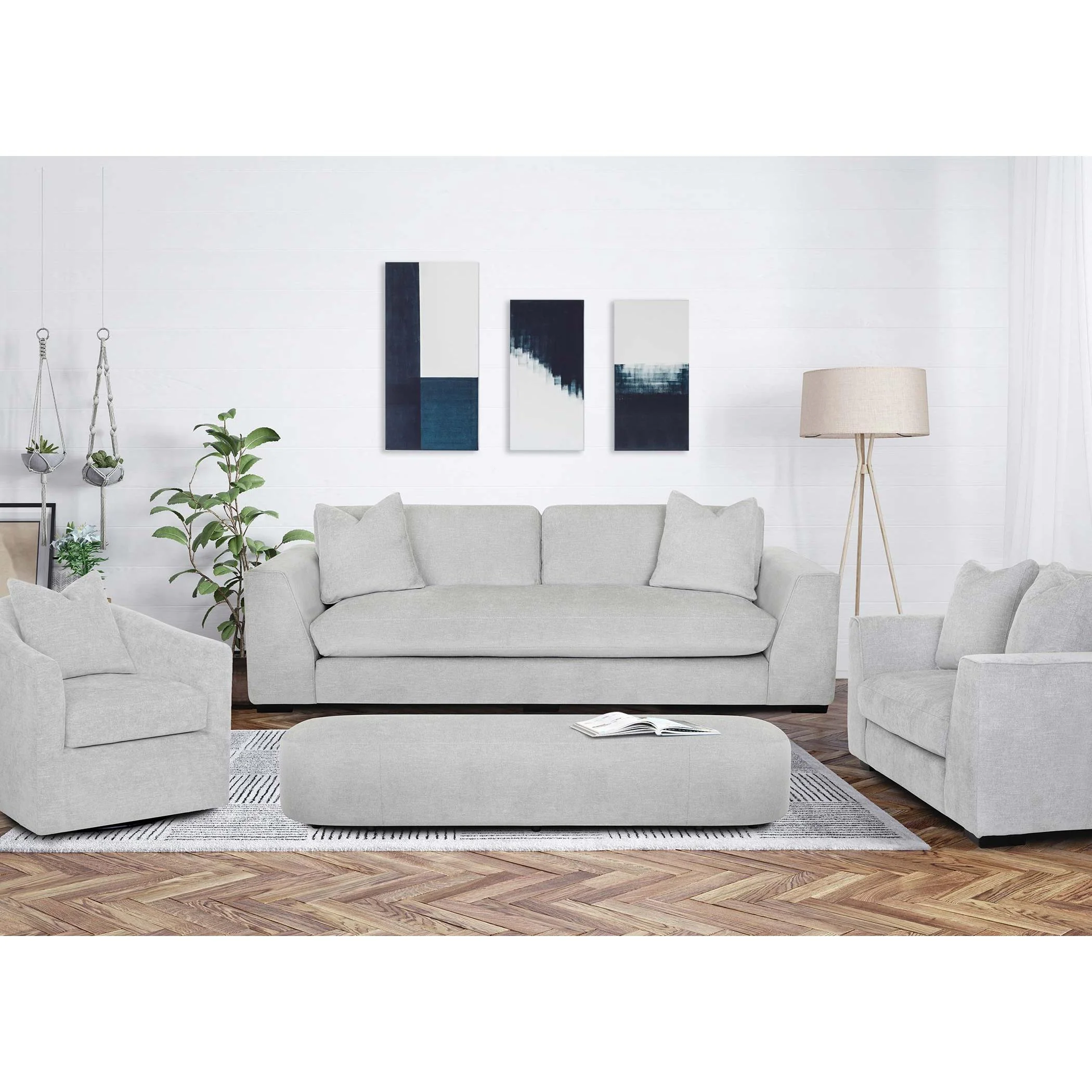 Franklin Sydney Swivel Fabric Accent Chair 219-80 3065-07 - Image 2