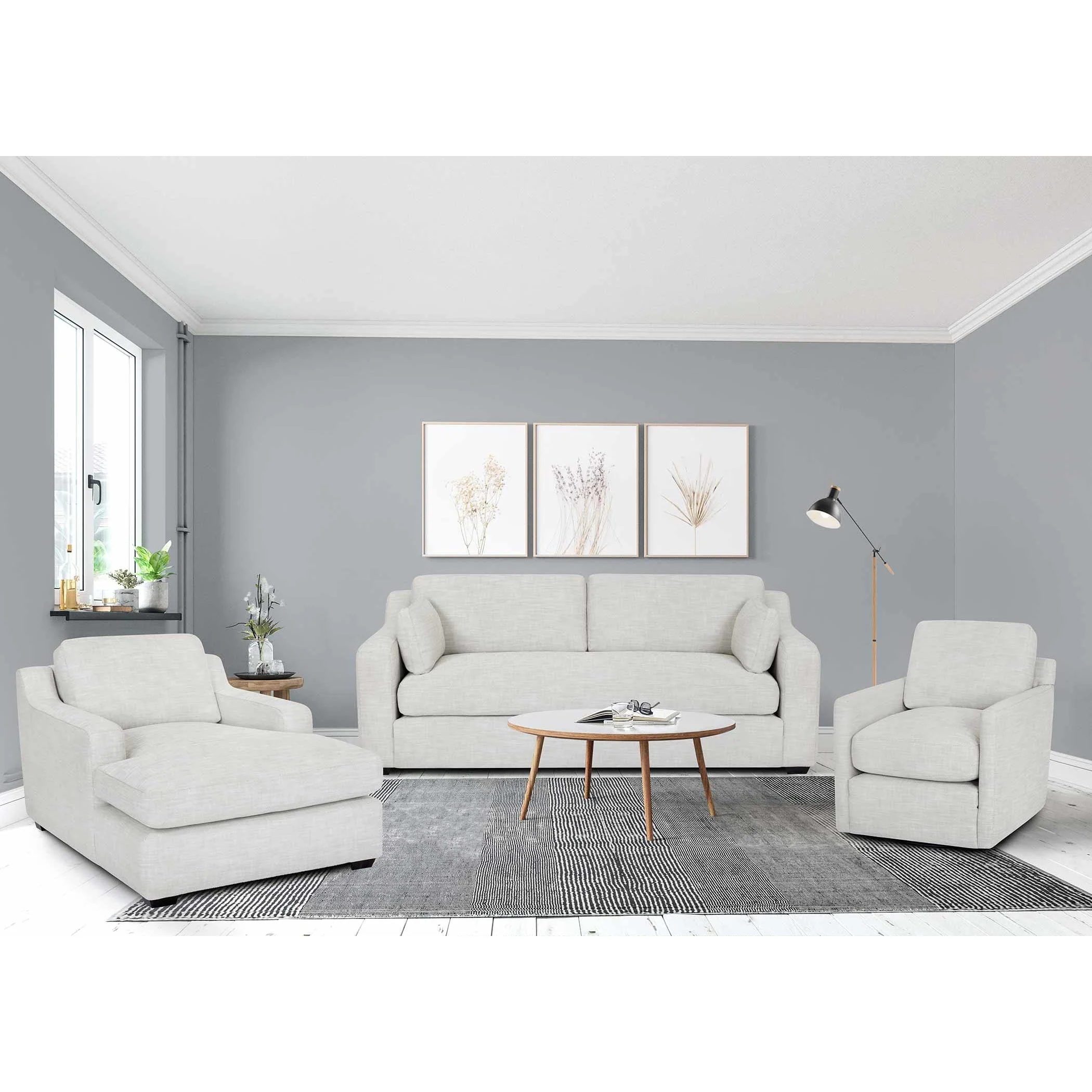 Franklin Nora Swivel Fabric Chair 220-80 3083-09 - Image 2
