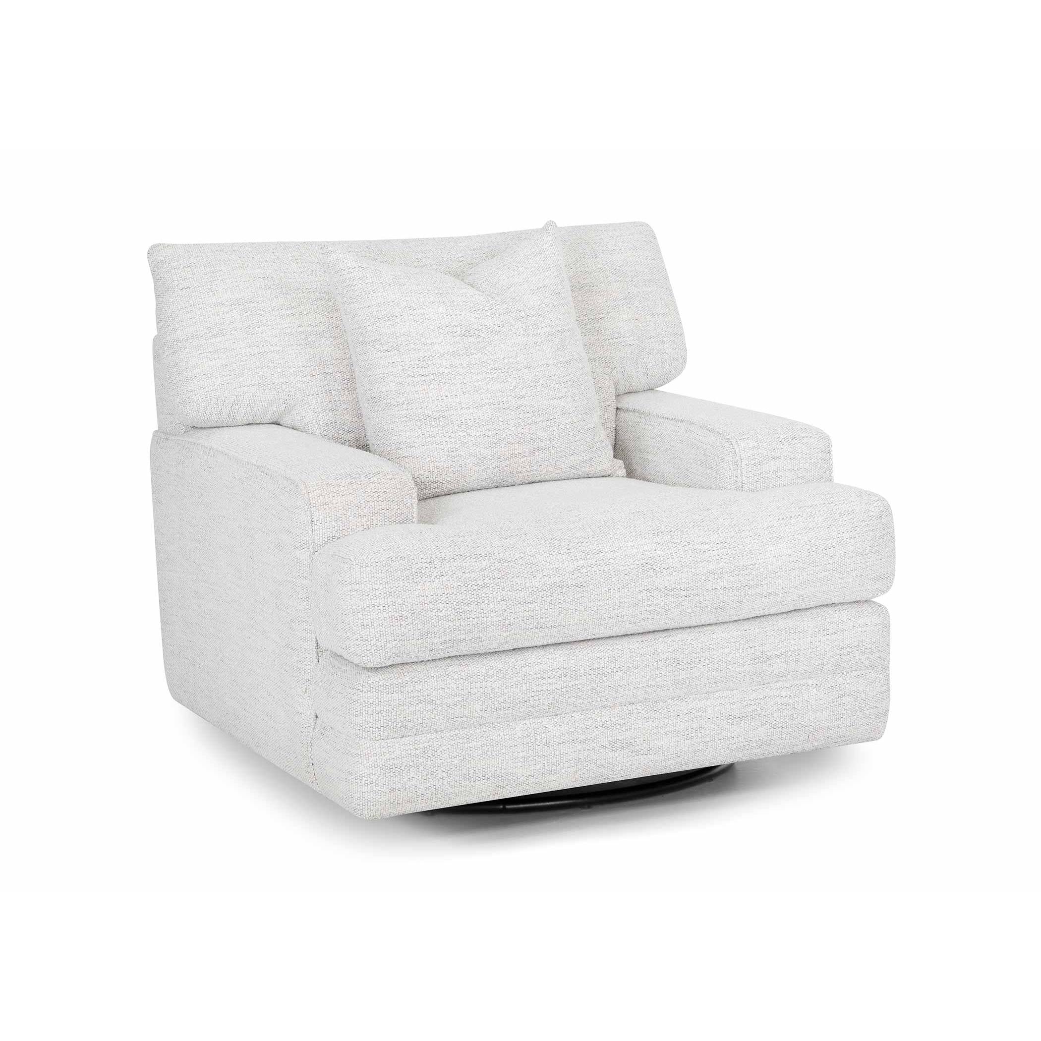 Franklin Serene Swivel Fabric Chair 951-88 3084-09 - Image 1