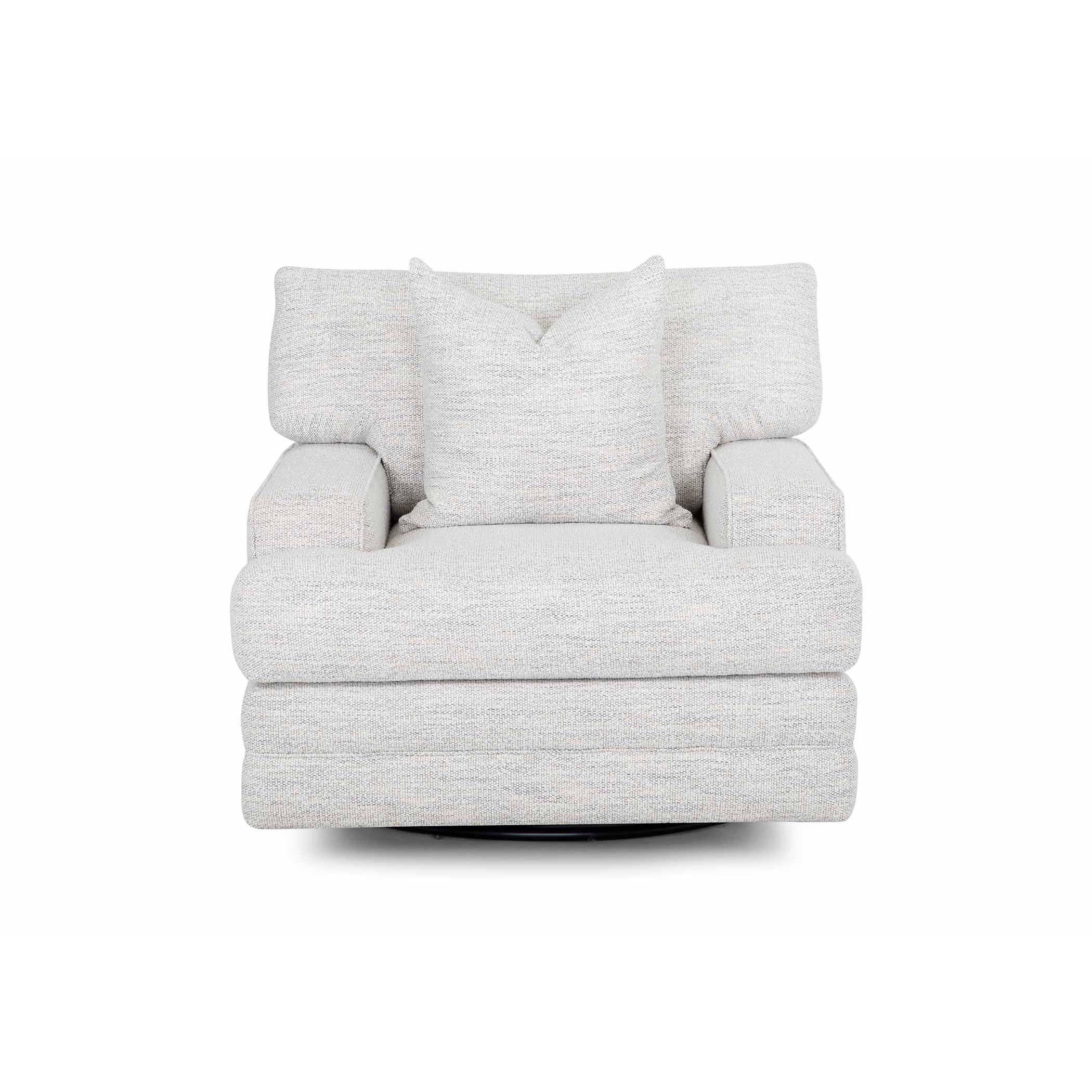 Franklin Serene Swivel Fabric Chair 951-88 3084-09 - Image 2