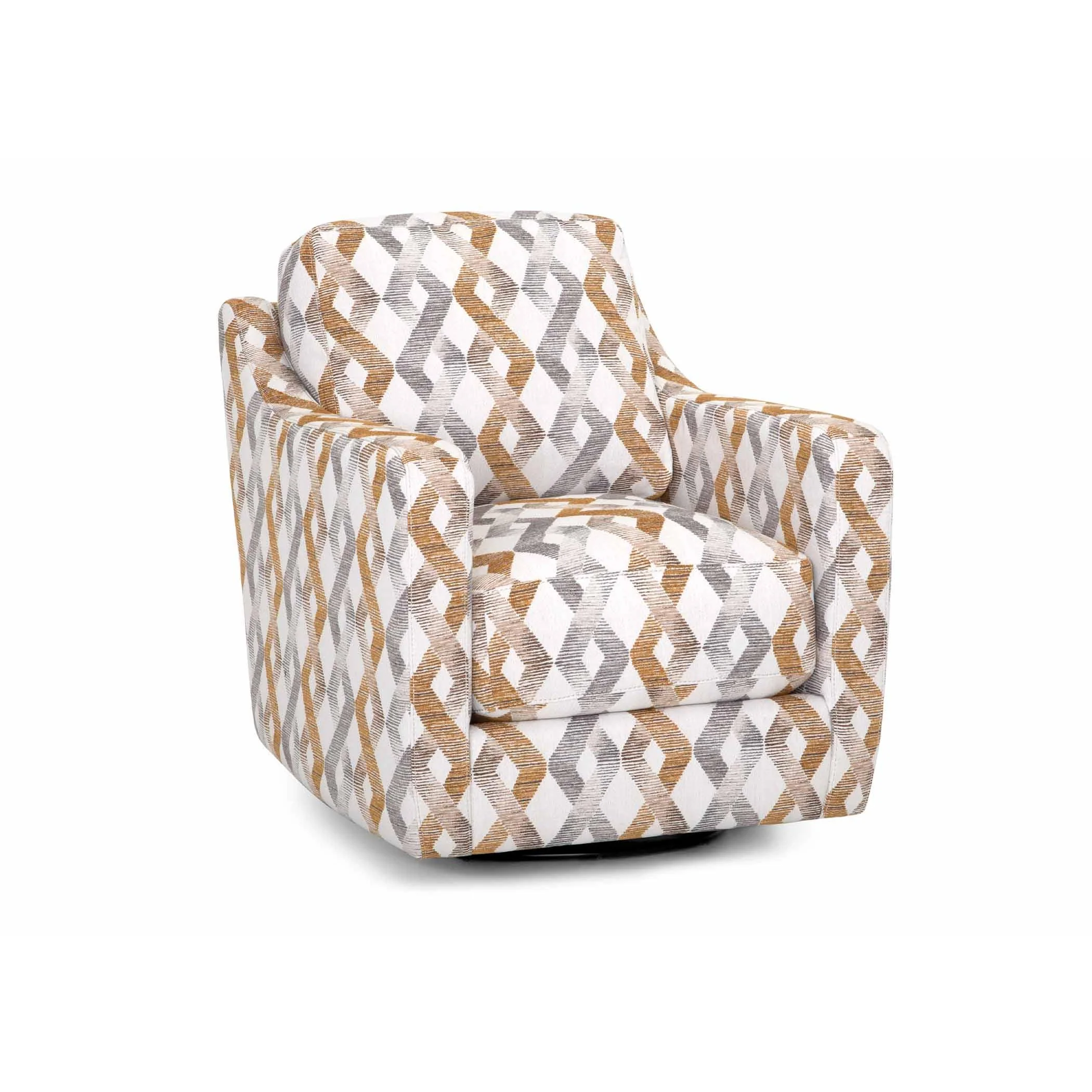Franklin Swivel Fabric Accent Chair 2183 3934-55 - Image 1