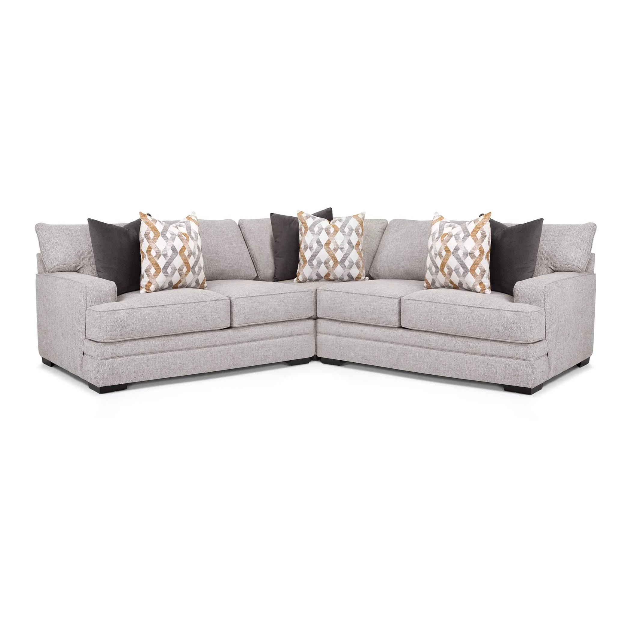 Franklin Protege Fabric 3 pc Sectional 935-59/935-04/935-60 3932-25 - Image 1