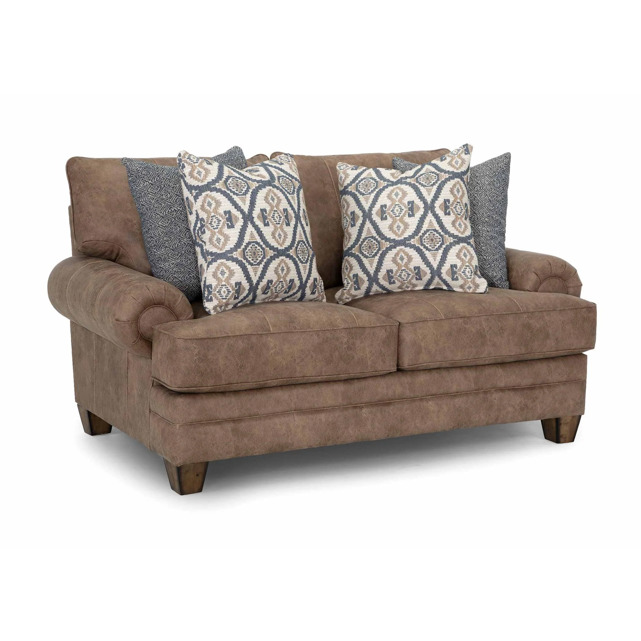 Franklin Sicily Stationary Fabric Loveseat 957-20 1916-18 - Image 1