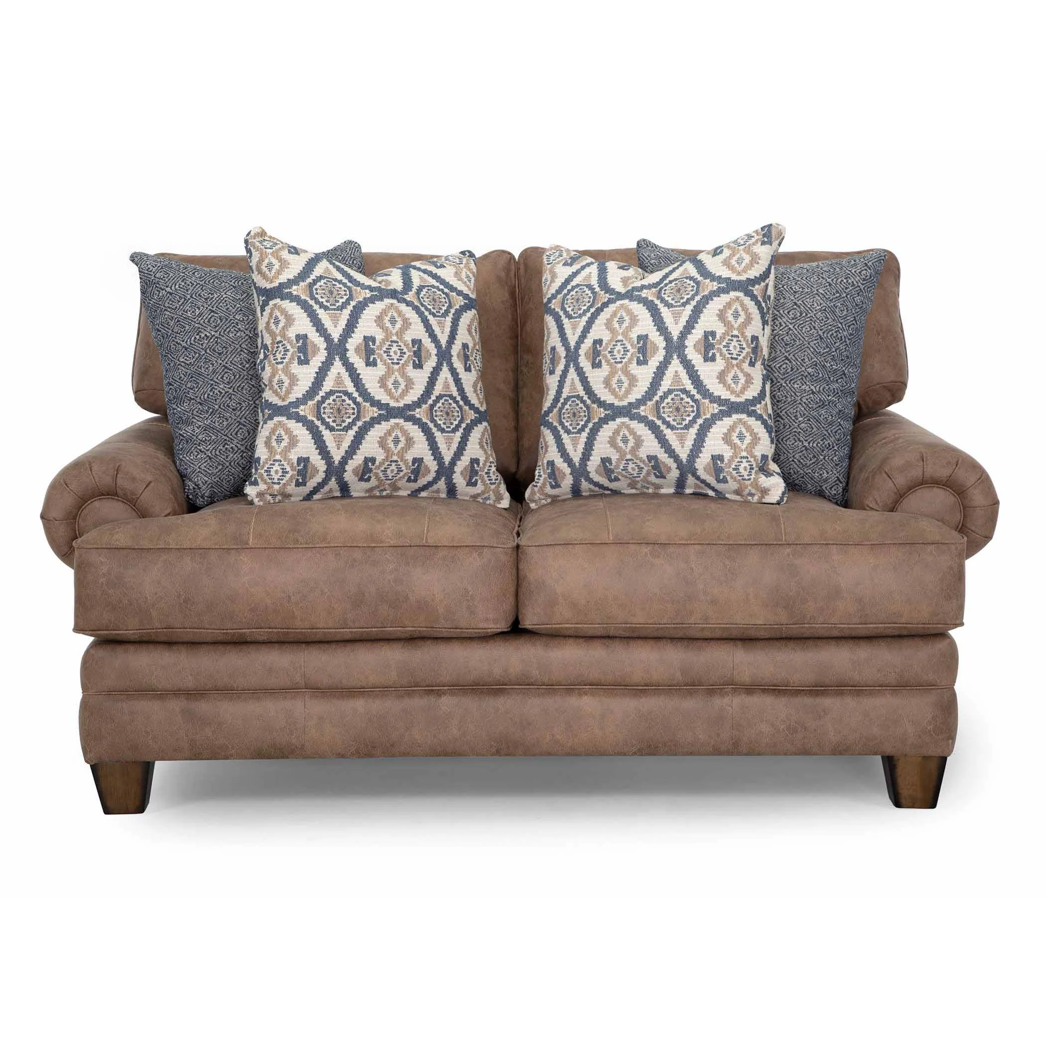 Franklin Sicily Stationary Fabric Loveseat 957-20 1916-18 - Image 2