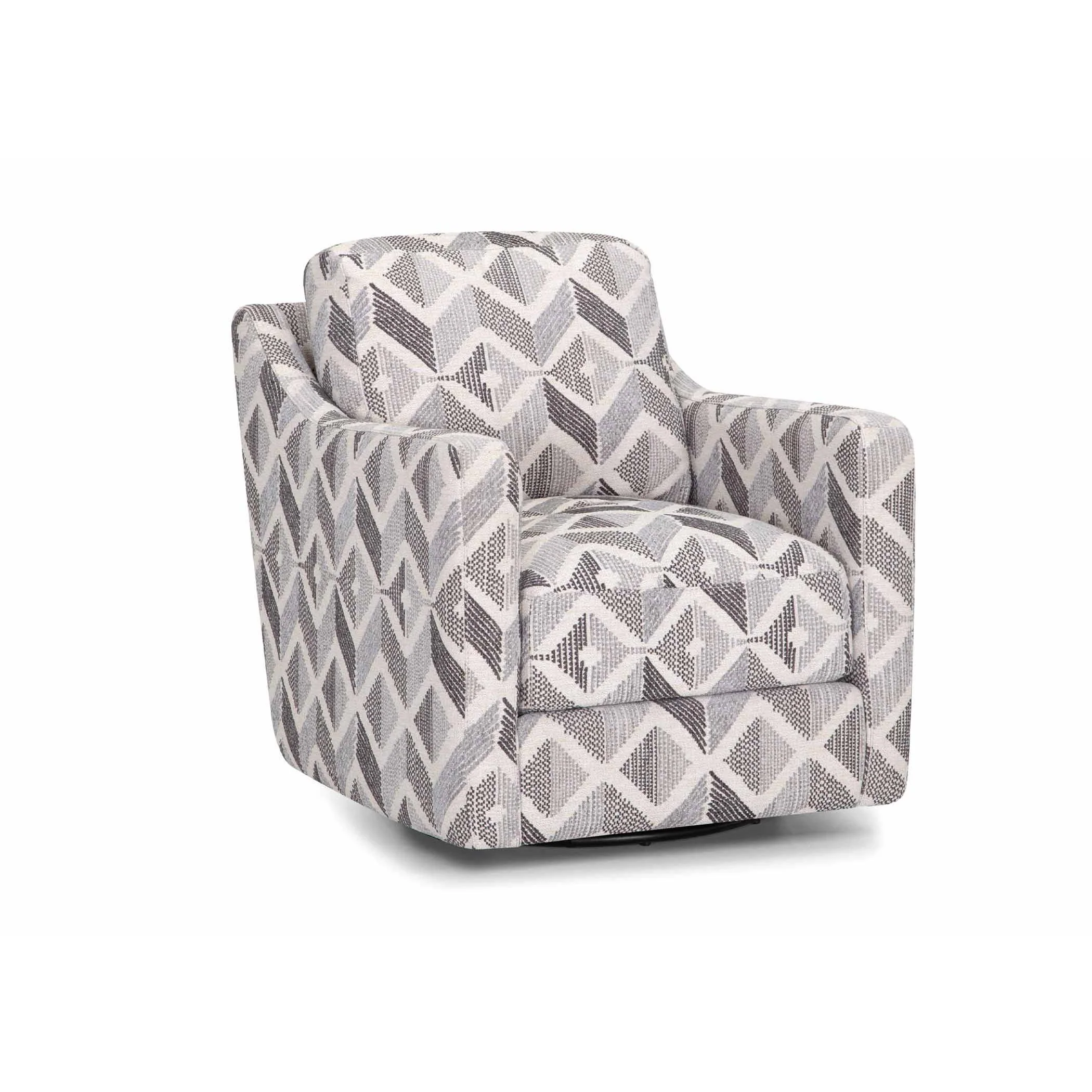 Franklin Swivel Fabric Accent Chair 2183 3967-06 - Image 1