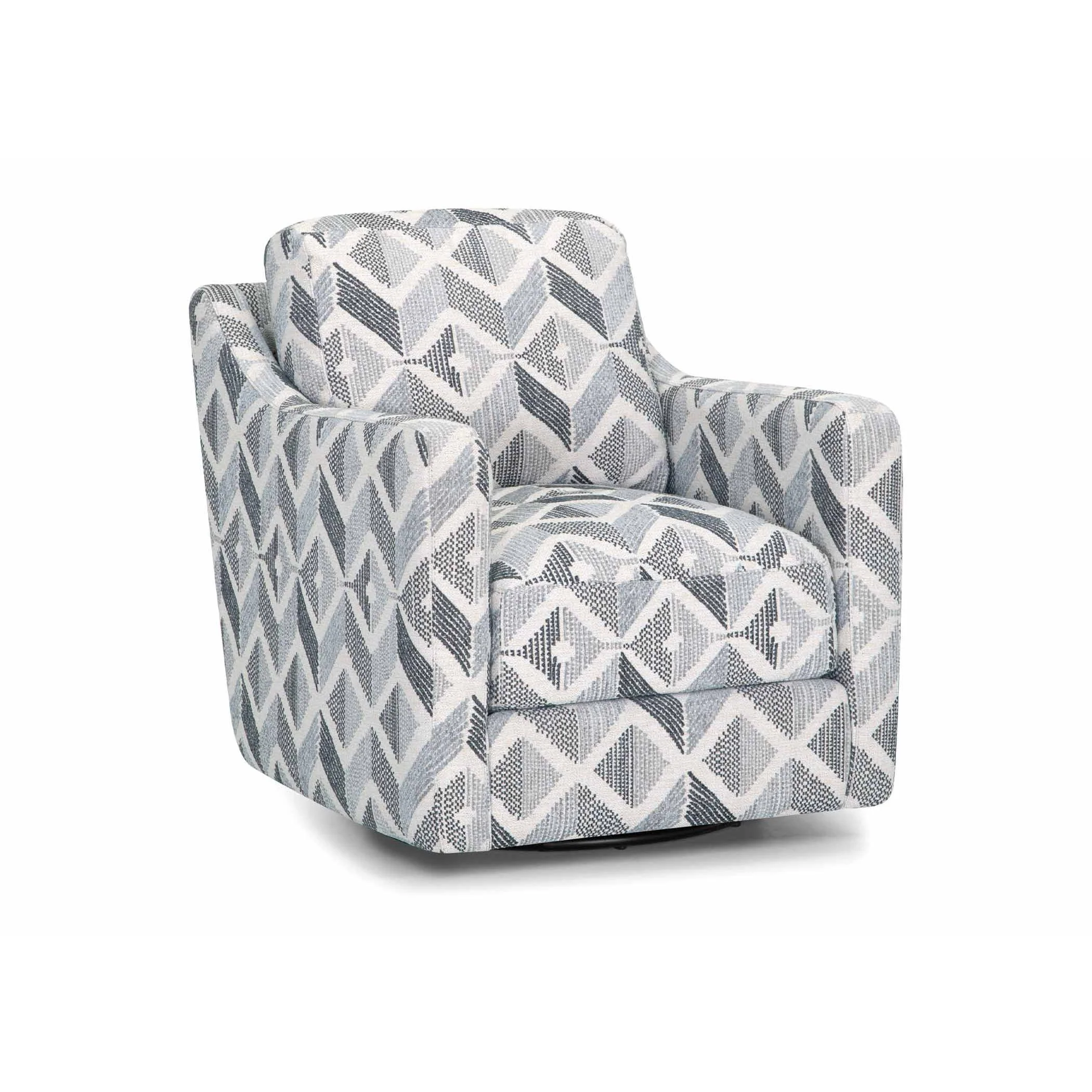 Franklin Swivel Fabric Accent Chair 2183 3967-45 - Image 1