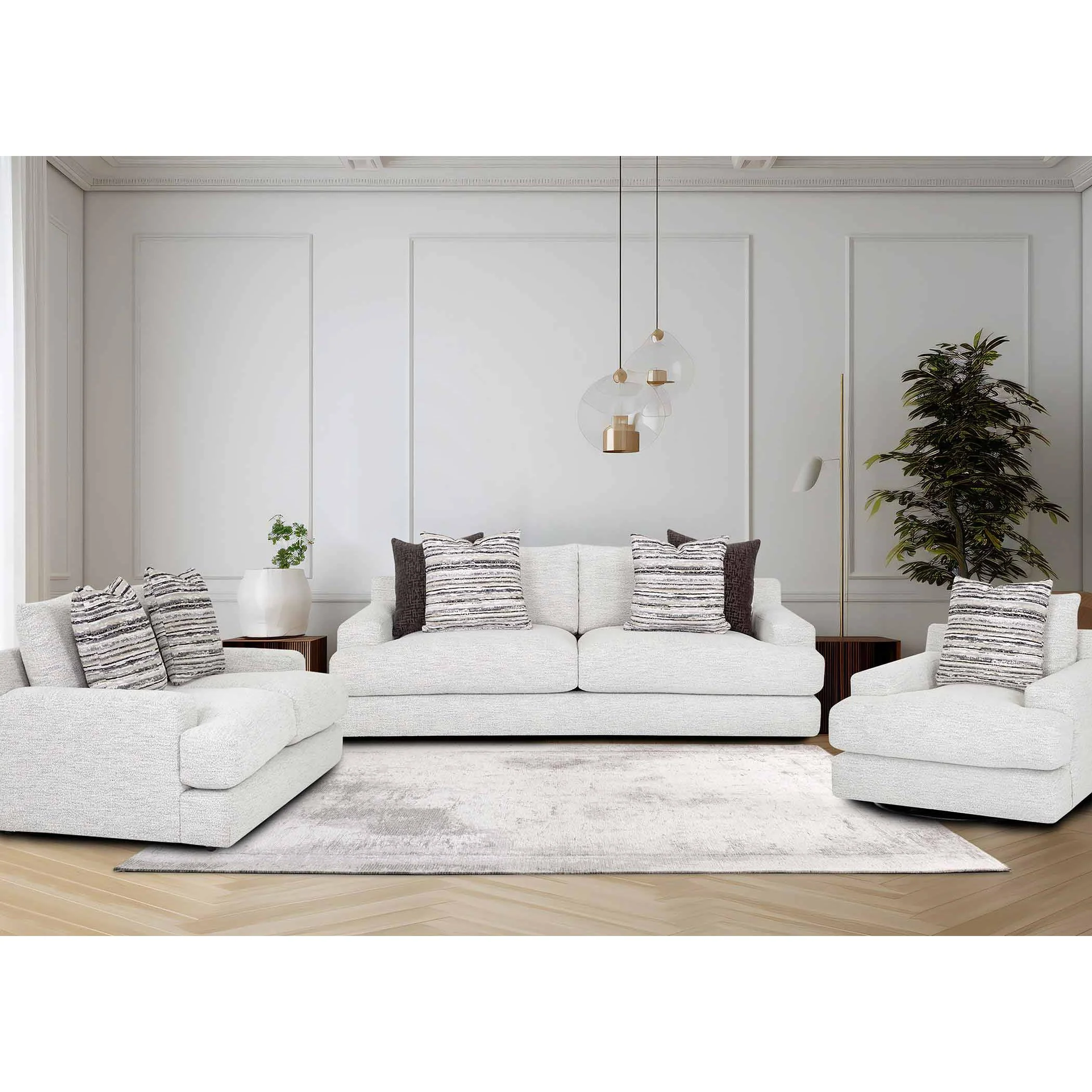 Franklin Surrey Stationary Fabric Sofa 961-40 3084-09 - Image 3