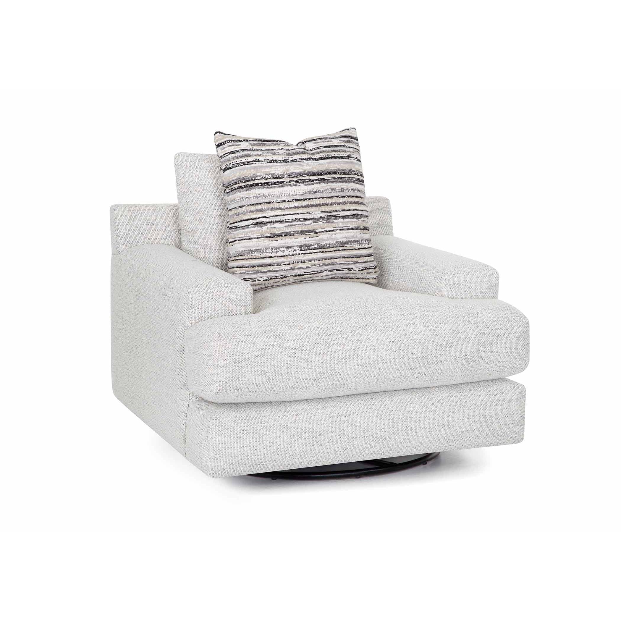 Franklin Surrey Swivel Fabric Chair 961-80 3084-09 - Image 1