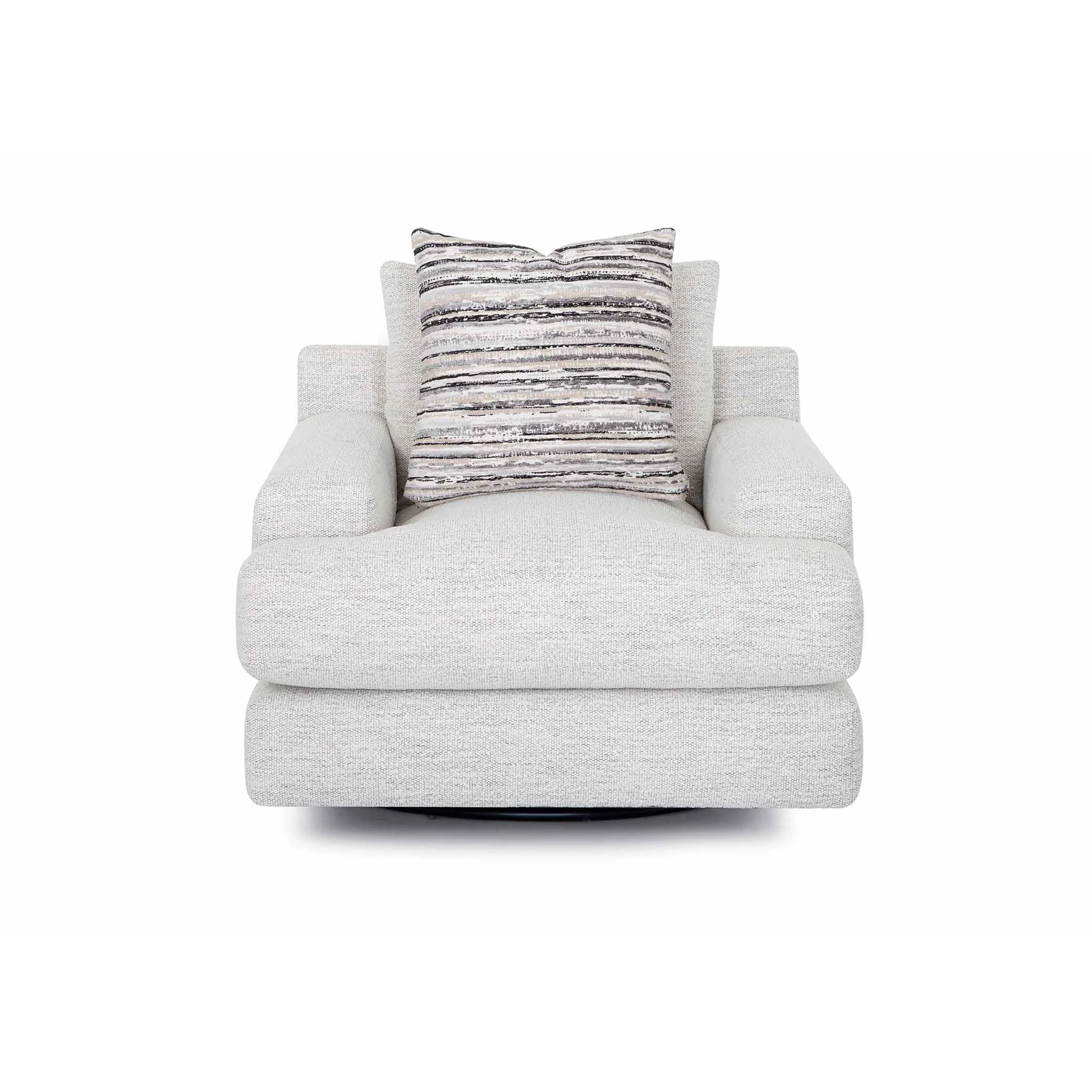 Franklin Surrey Swivel Fabric Chair 961-80 3084-09 - Image 2