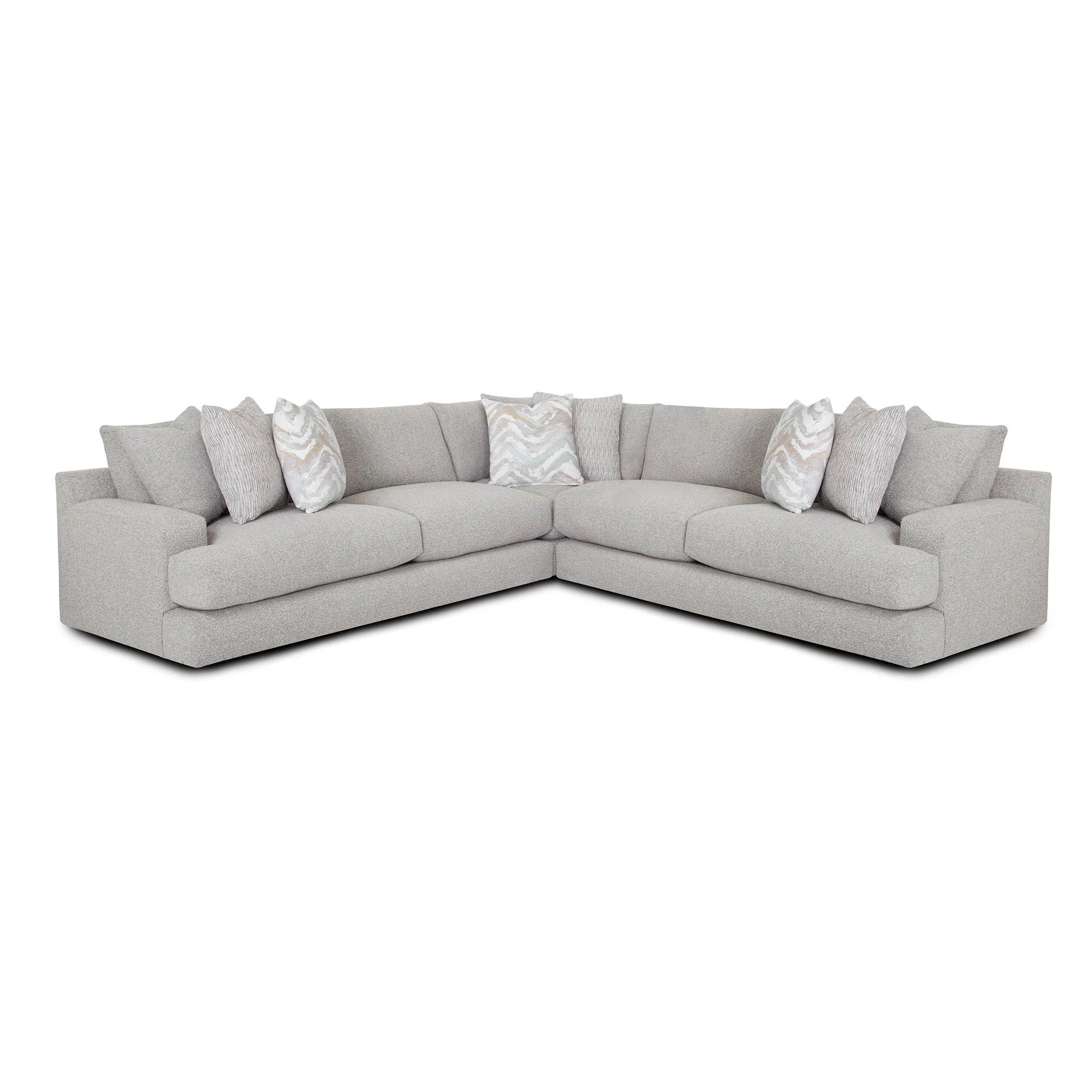 Franklin Meade Fabric 3 pc Sectional 961-59/961-04/961-60 3315-07 - Image 1